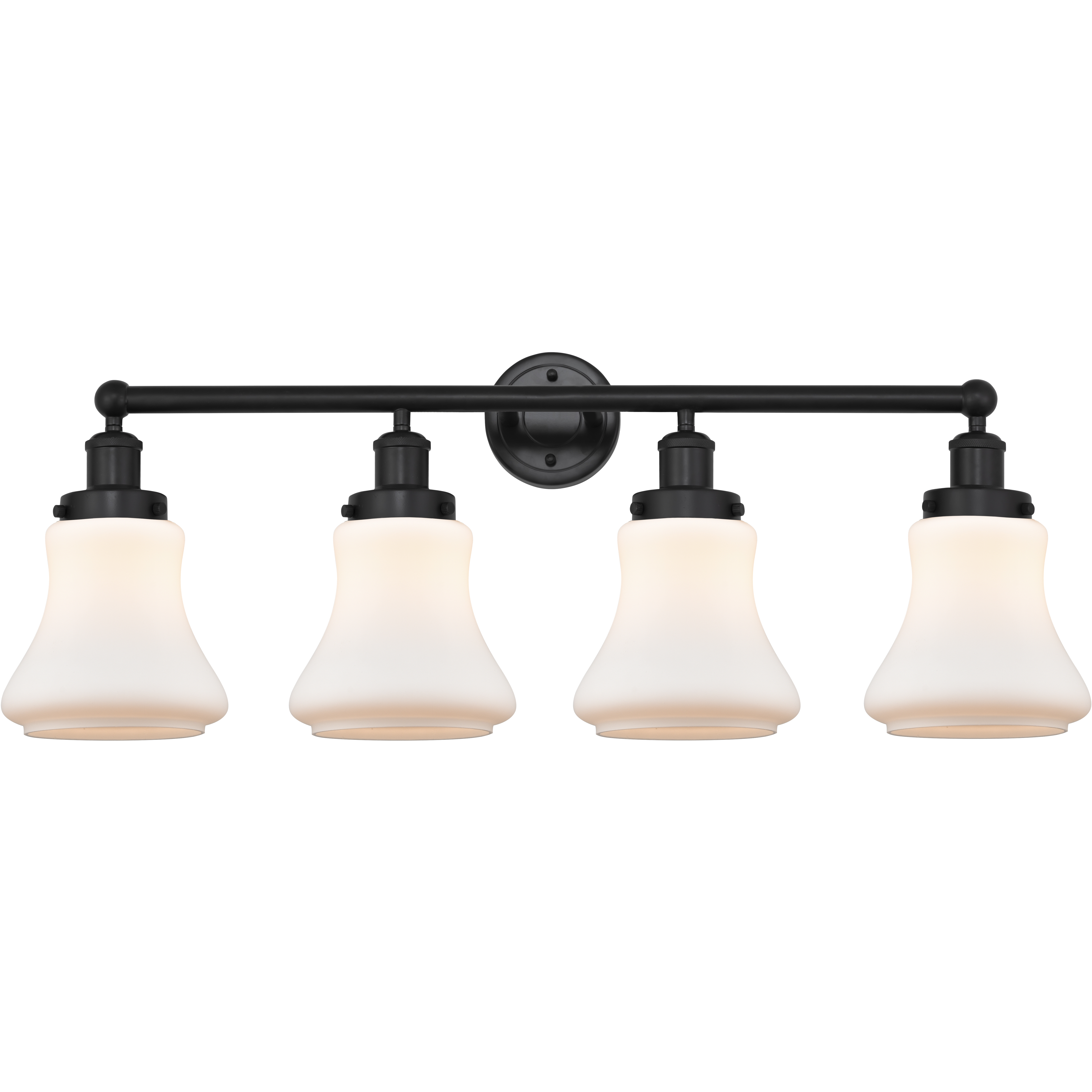 Bellmont 4 Light 33.5 inch Matte Black Bath Vanity Light Wall Light
