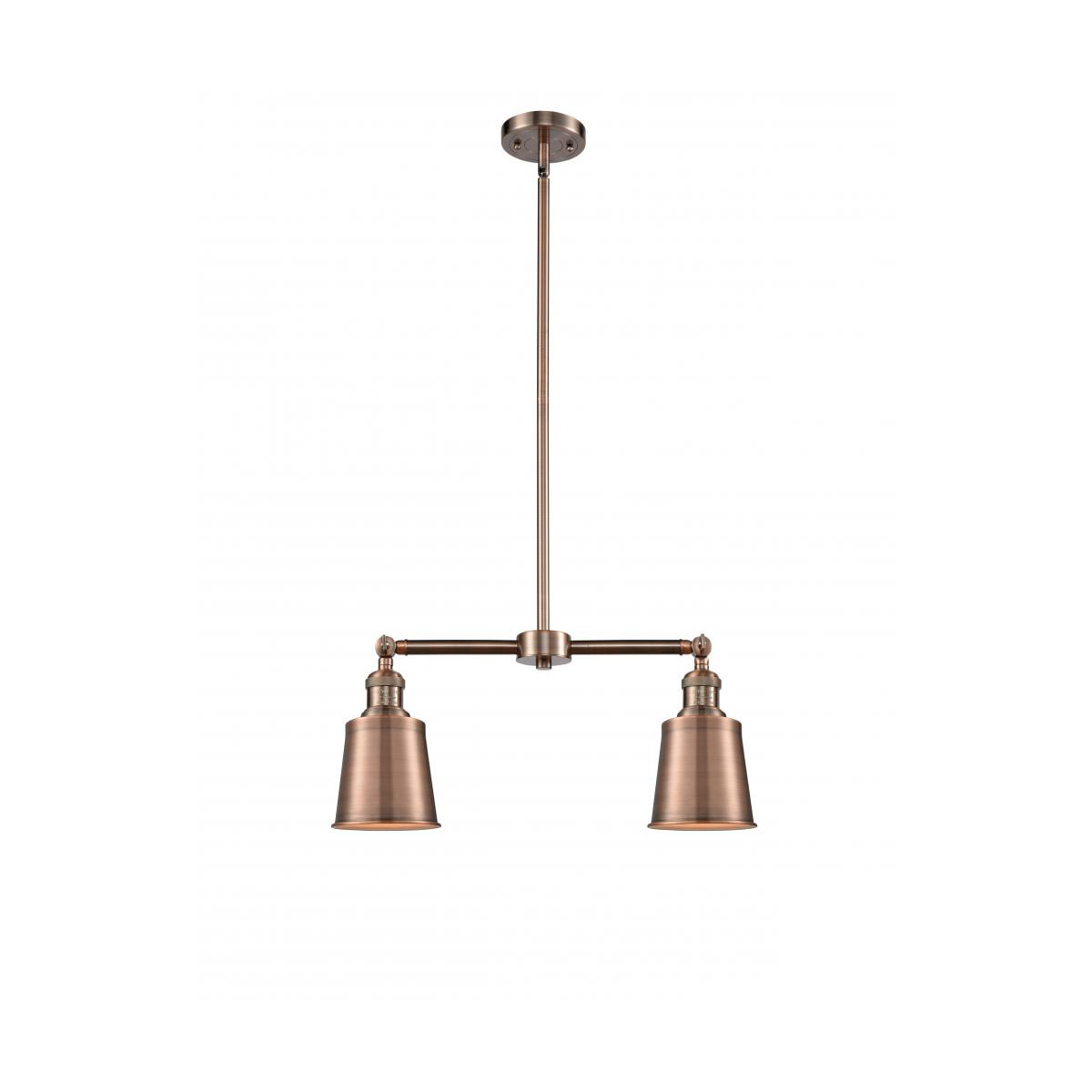Franklin Restoration Addison LED 21 inch Antique Copper Chandelier Ceiling Light, Franklin Restoration