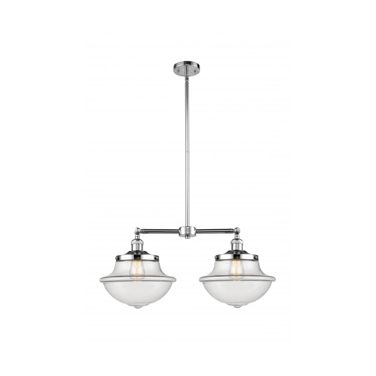 Franklin Restoration Large Oxford LED 25 inch Polished Chrome Chandelier Ceiling Light, Franklin Restoration