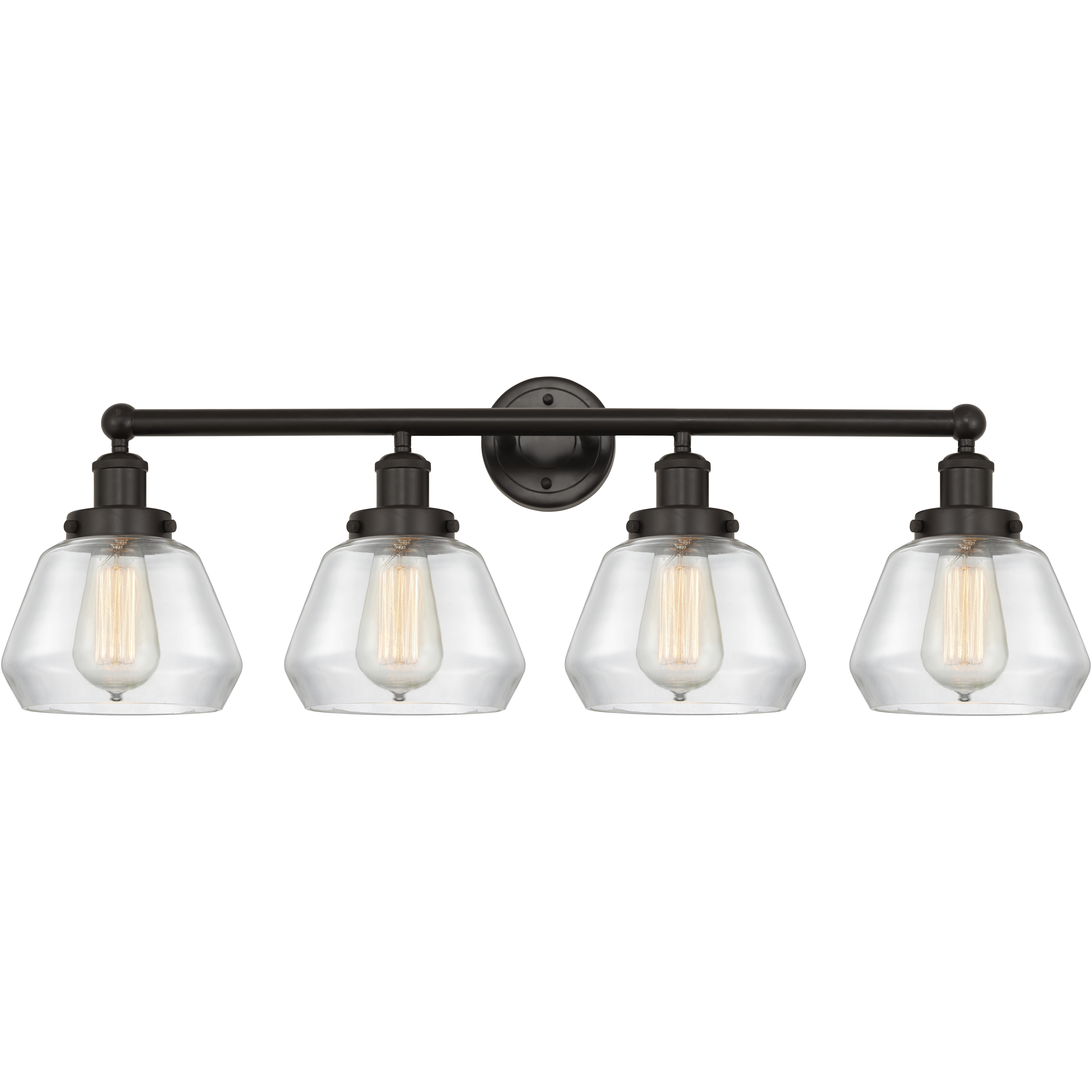 Fulton 4 Light 33.5 inch Oil Rubbed Bronze Bath Vanity Light Wall Light