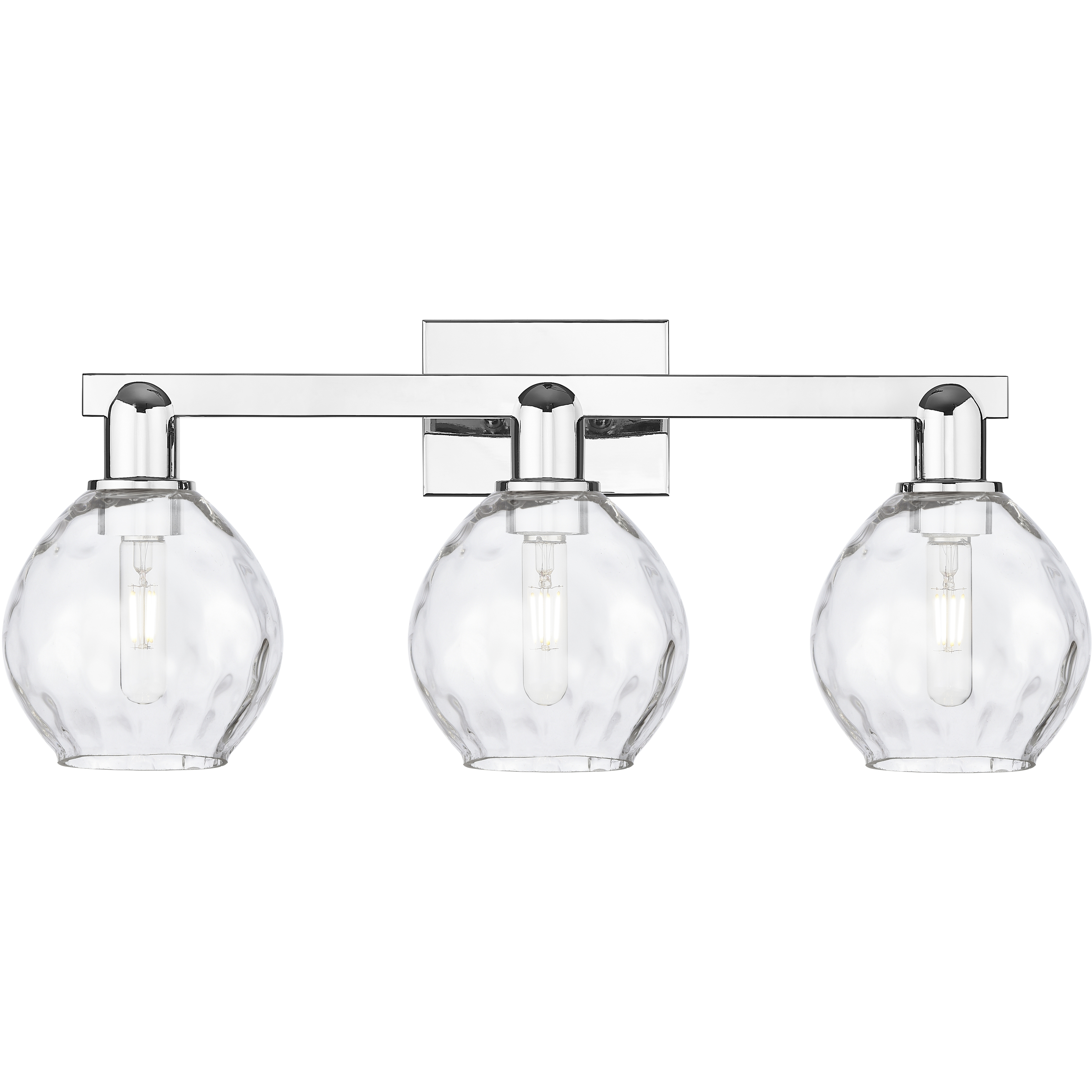 Arcadia Waverly 3 Light 25 inch Polished Chrome Bath Vanity Light Wall Light