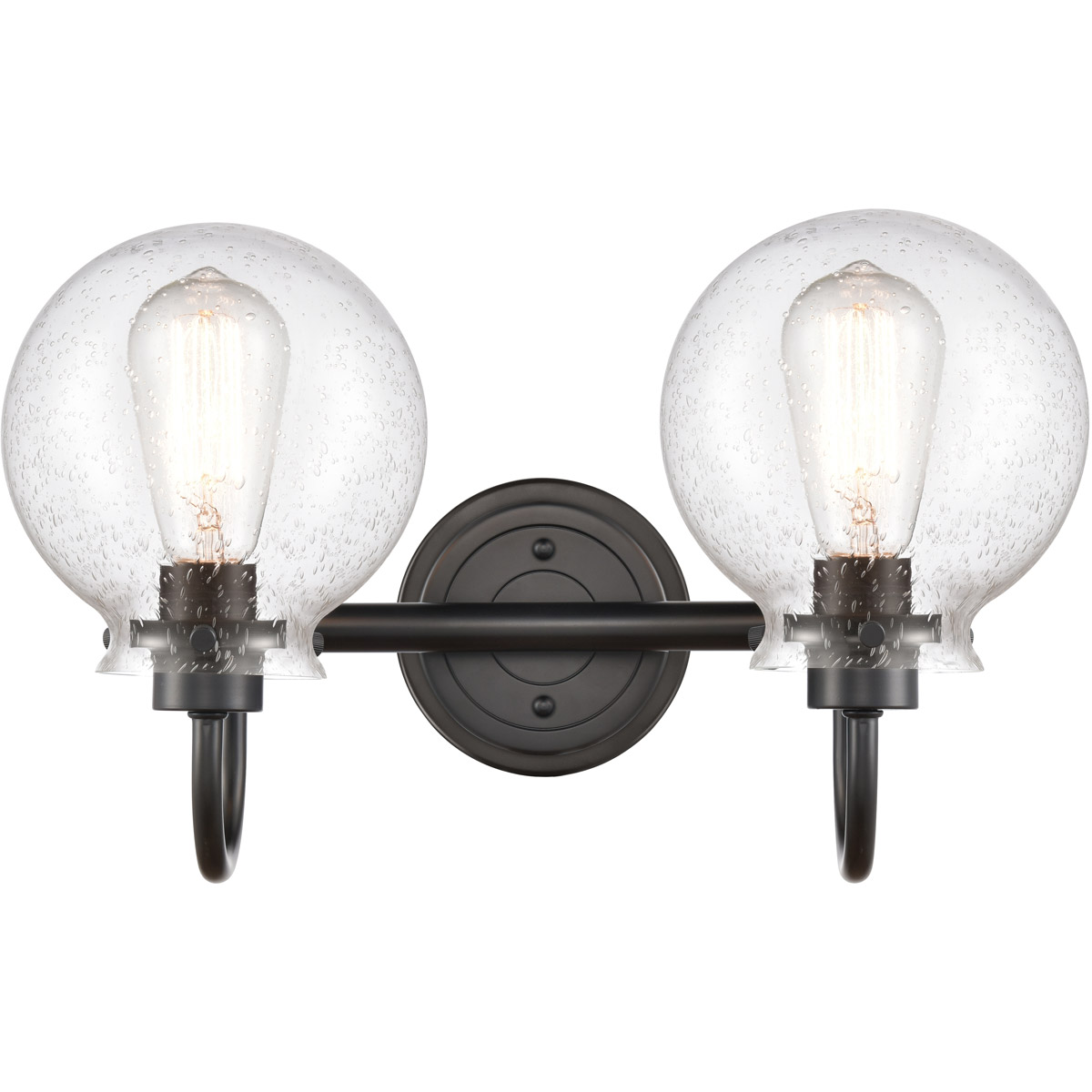 Olivia LED 17 inch Matte Black Bath Vanity Light Wall Light