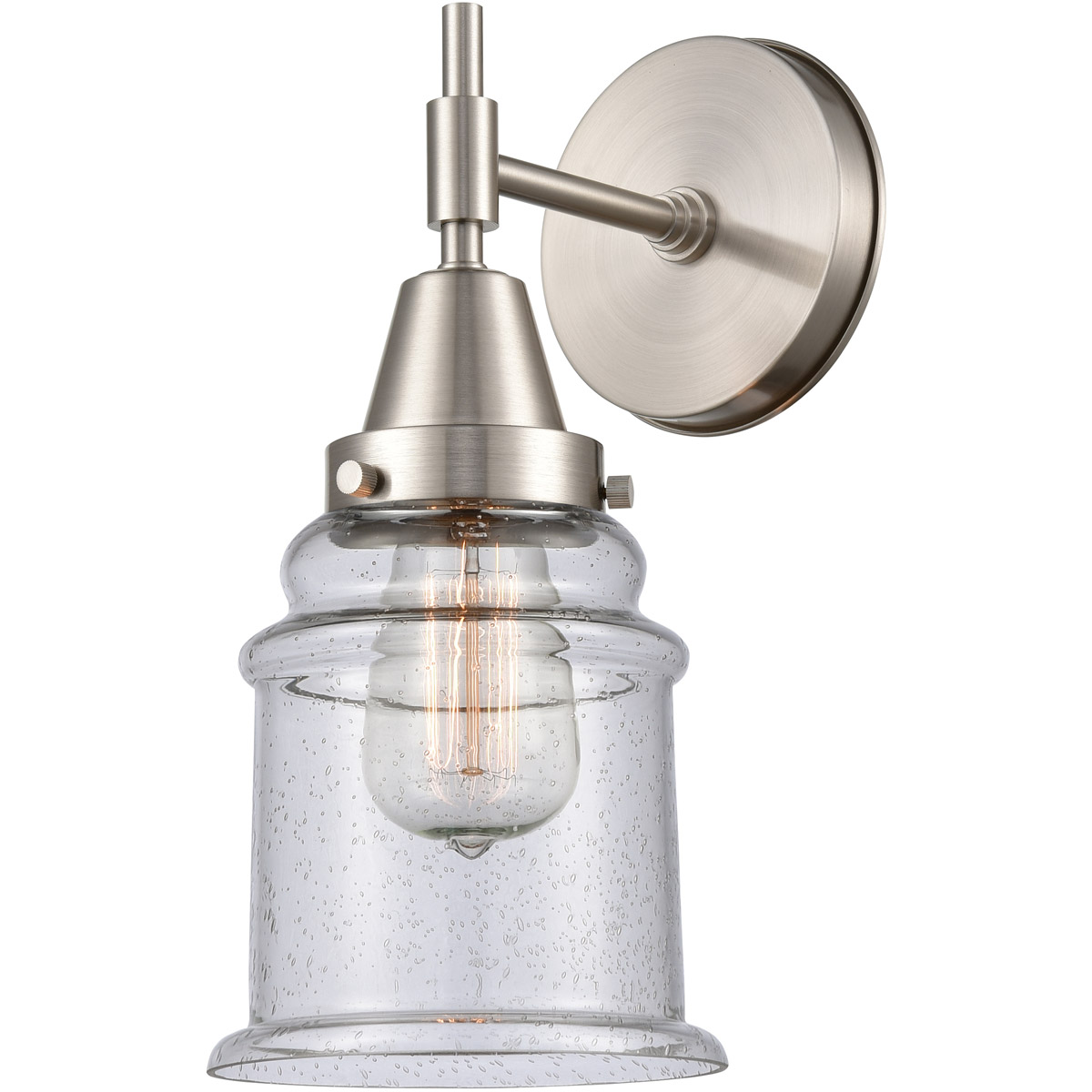 Caden LED 6 inch Satin Gold Sconce Wall Light