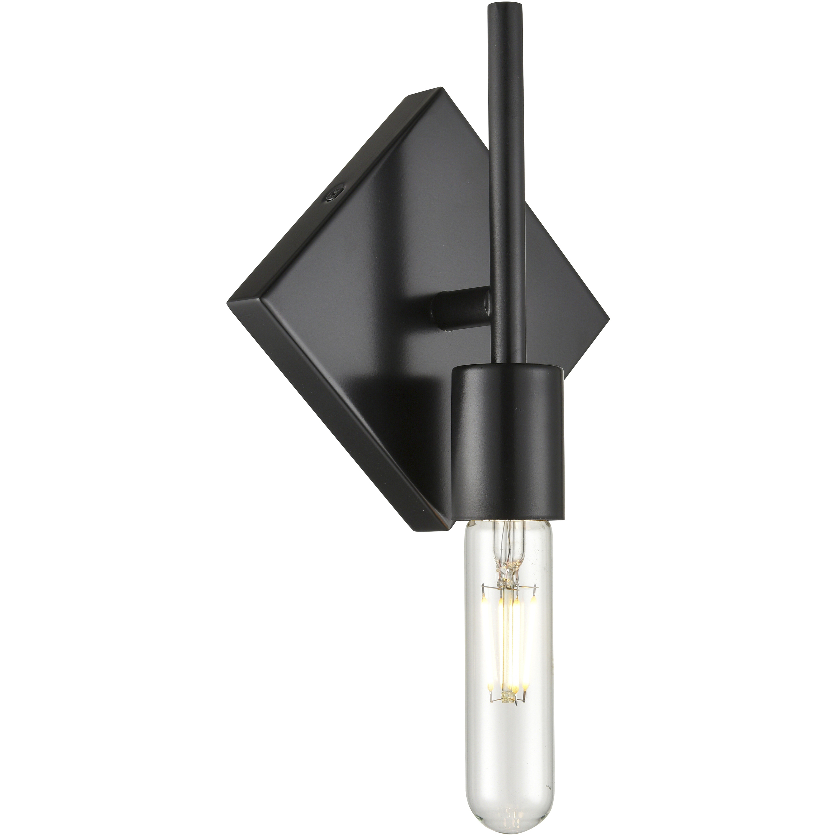 Auralume Mia LED 6.38 inch Matte Black ADA Sconce Wall Light
