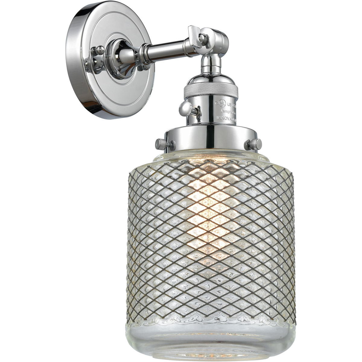 Franklin Restoration Stanton 1 Light 6 inch Polished Chrome Sconce Wall Light, Franklin Restoration