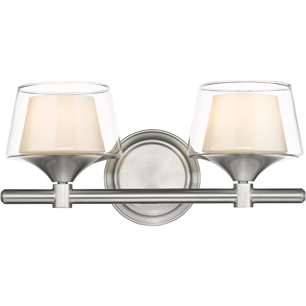 Laguna 2 Light 15 inch Satin Nickel Bath Vanity Light Wall Light in Incandescent