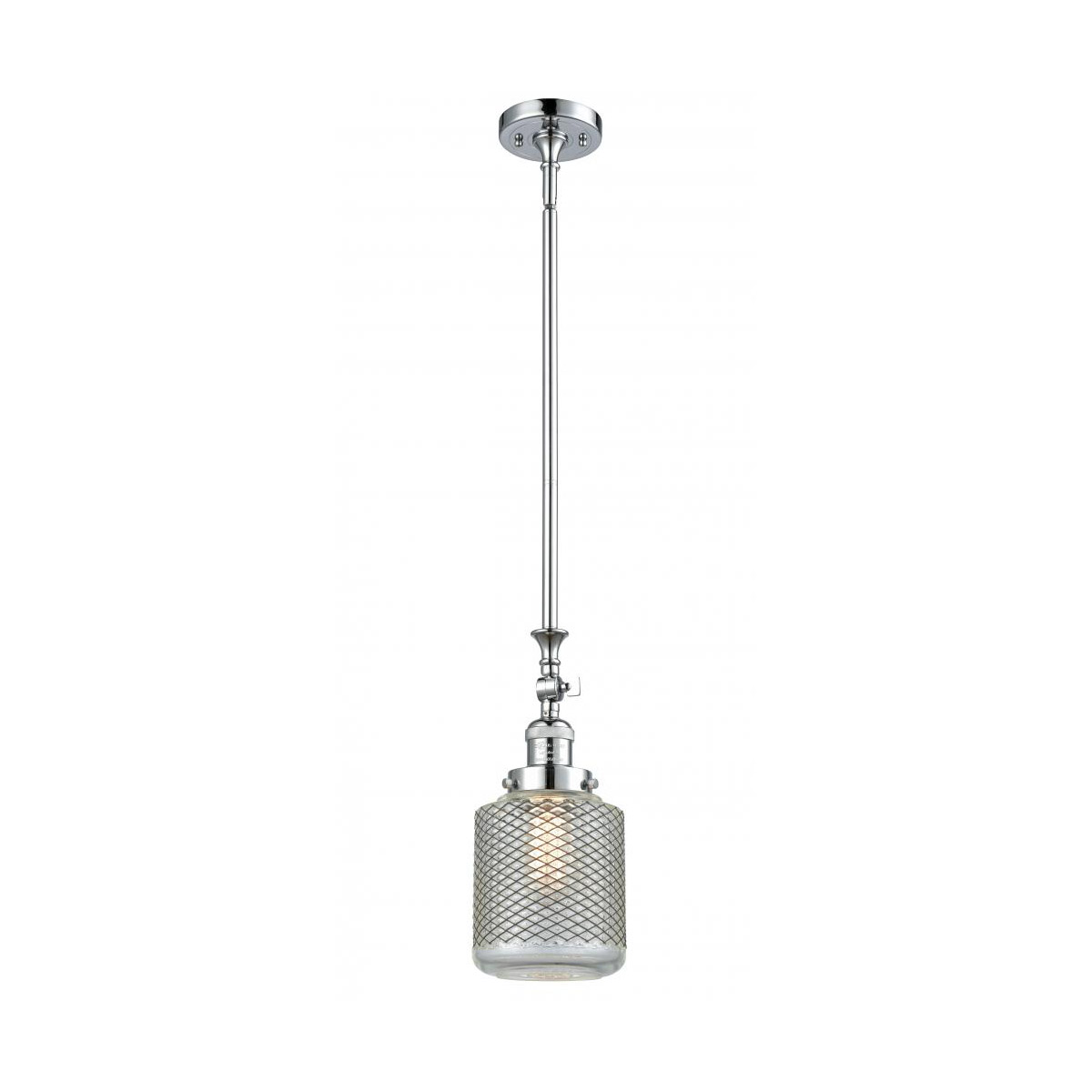 Franklin Restoration Stanton LED 6 inch Polished Chrome Mini Pendant Ceiling Light, Franklin Restoration