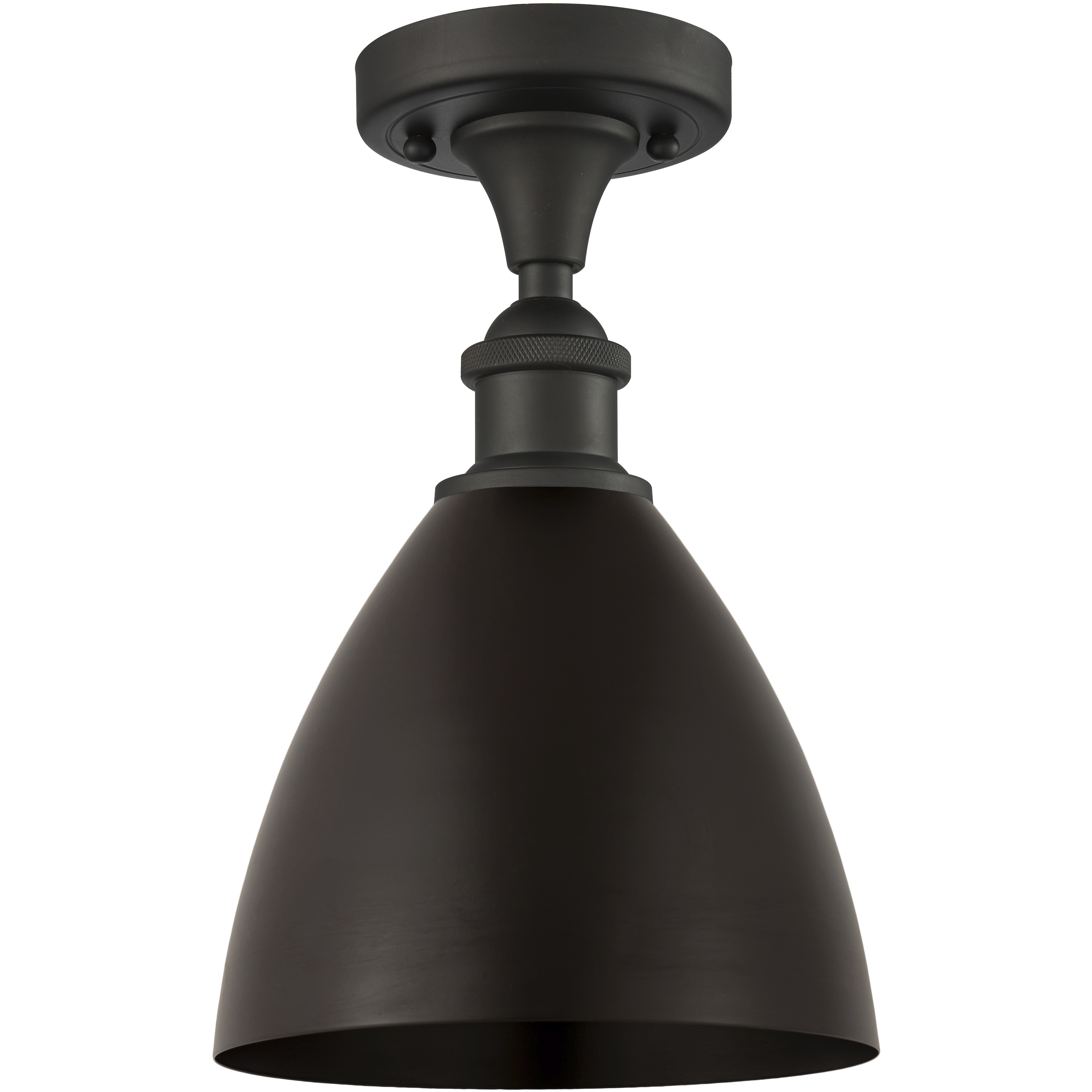 Ballston Dome LED 7.5 inch Oil Rubbed Bronze Semi-Flush Mount Ceiling Light