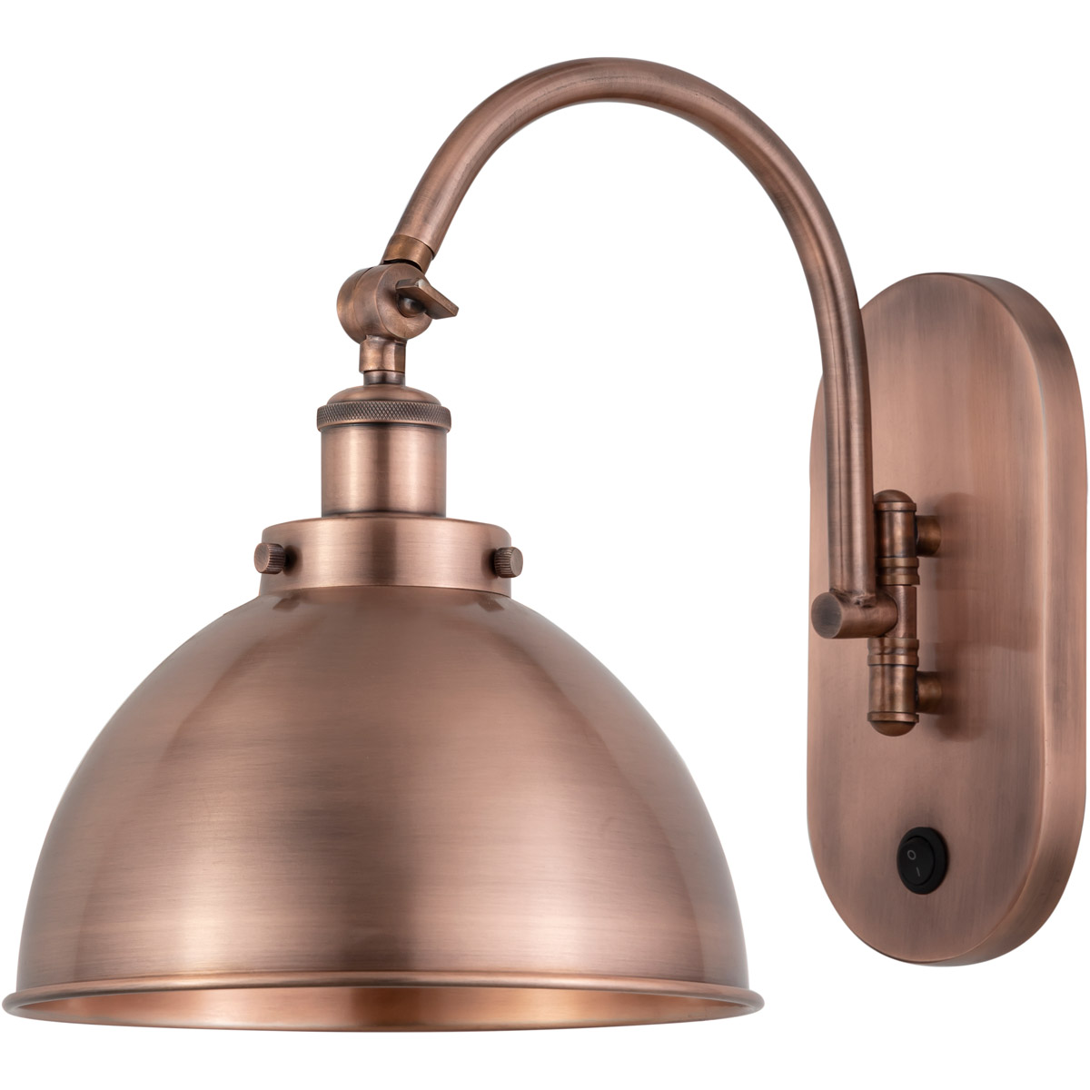 Ballston Urban 1 Light 10 inch Antique Copper Sconce Wall Light