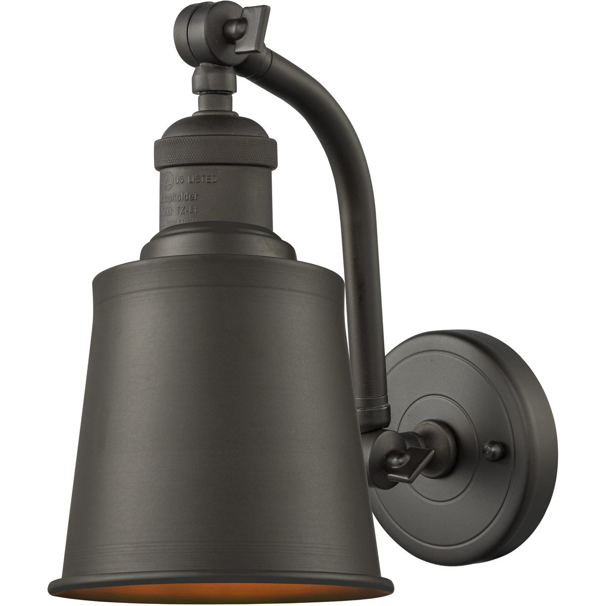 Franklin Restoration Addison 1 Light 5 inch Satin Gold Sconce Wall Light, Franklin Restoration