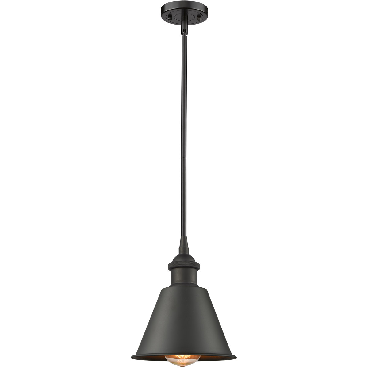 Ballston Smithfield 1 Light 7 inch Antique Brass Pendant Ceiling Light in Incandescent, Ballston