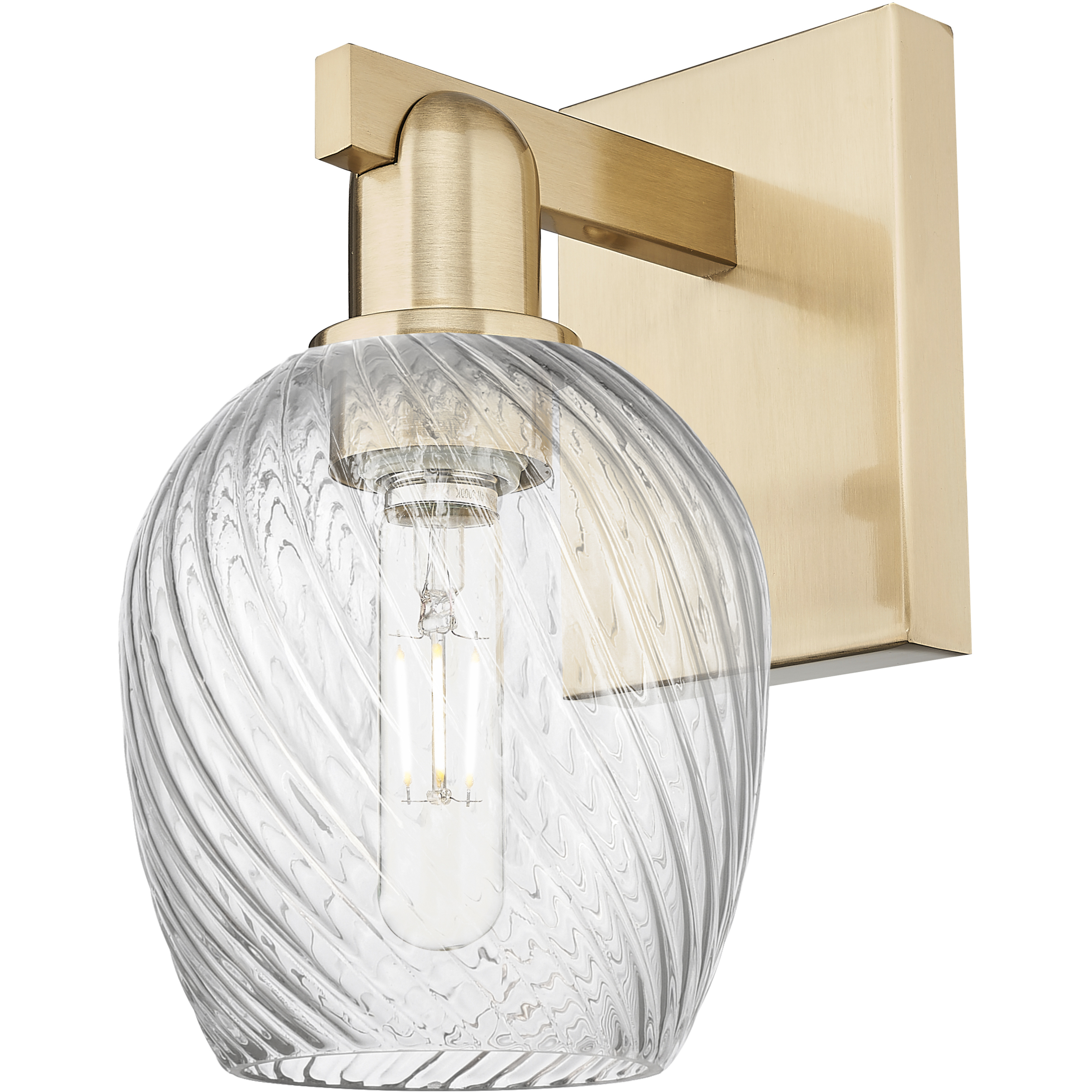 Arcadia Salina Armed Sconce Wall Light in Champagne Bronze