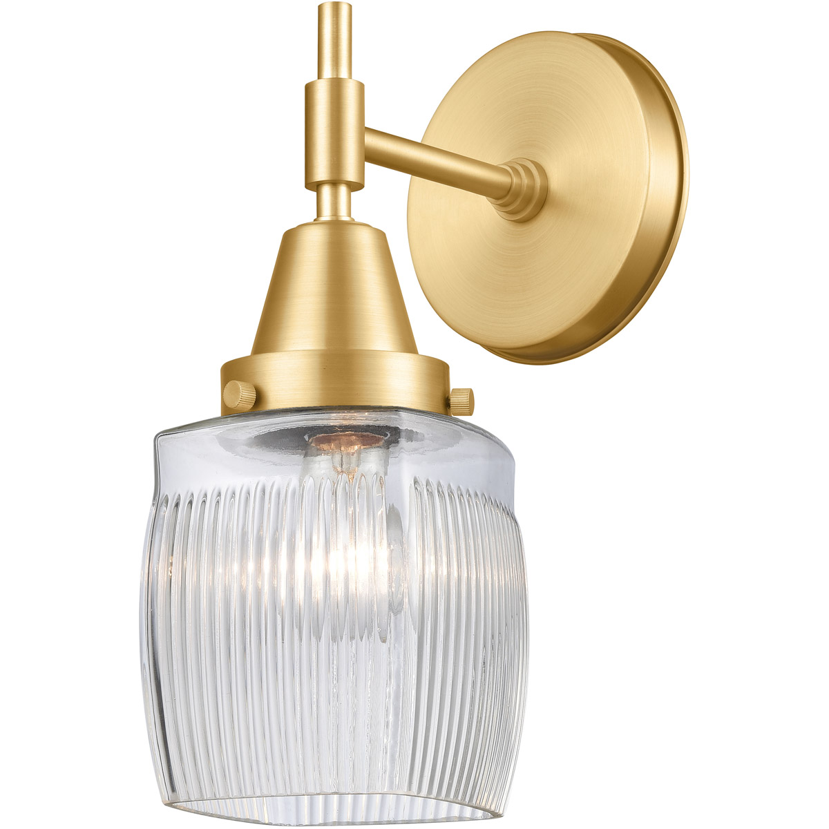 Caden LED 6 inch Satin Gold Sconce Wall Light