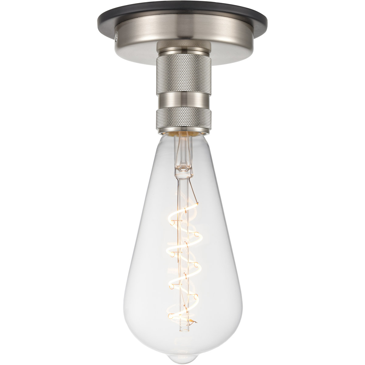 Restoration Aurora LED 3.75 inch Brushed Satin Nickel Flush Mount Ceiling Light