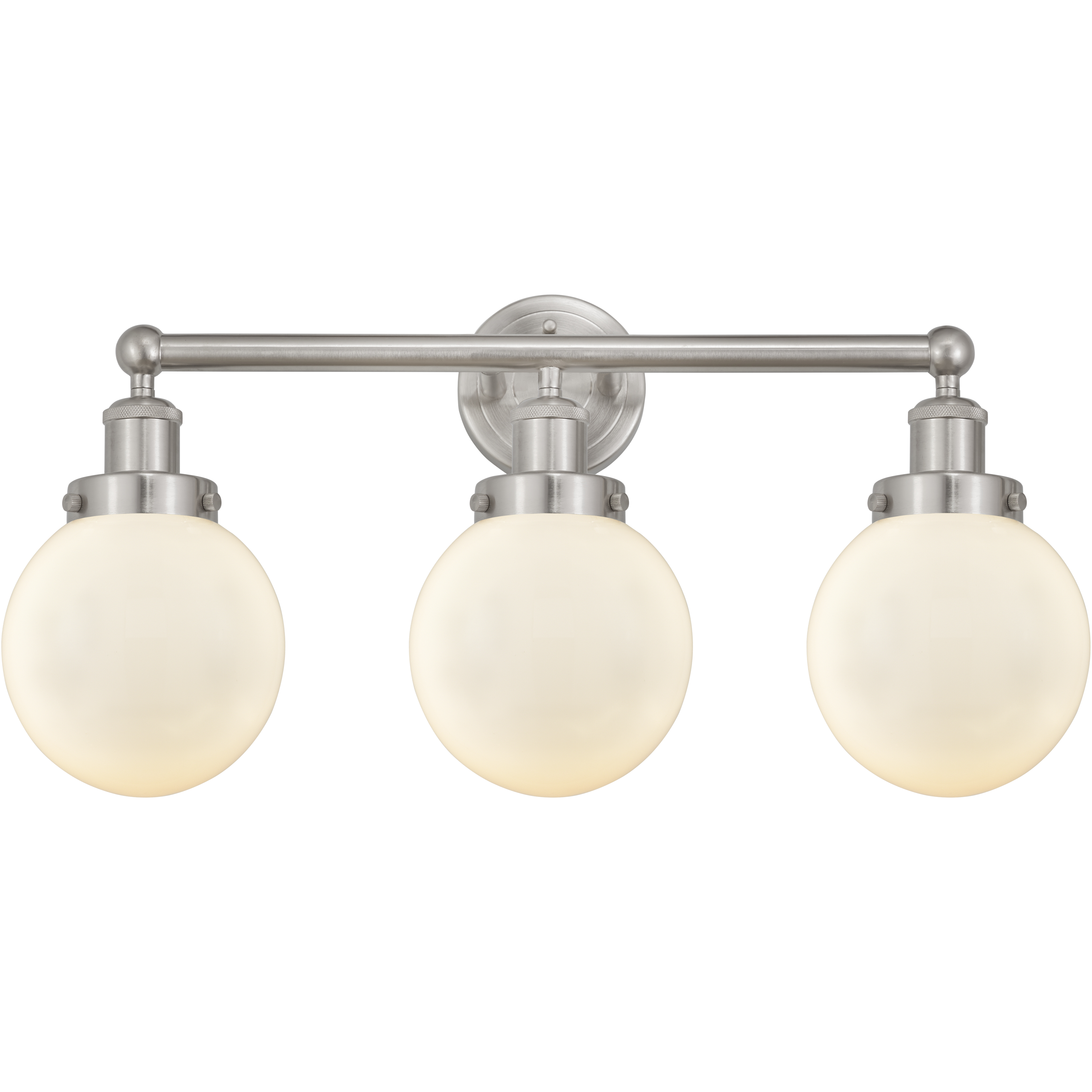 Beacon 3 Light 24.5 inch Brushed Satin Nickel Bath Vanity Light Wall Light