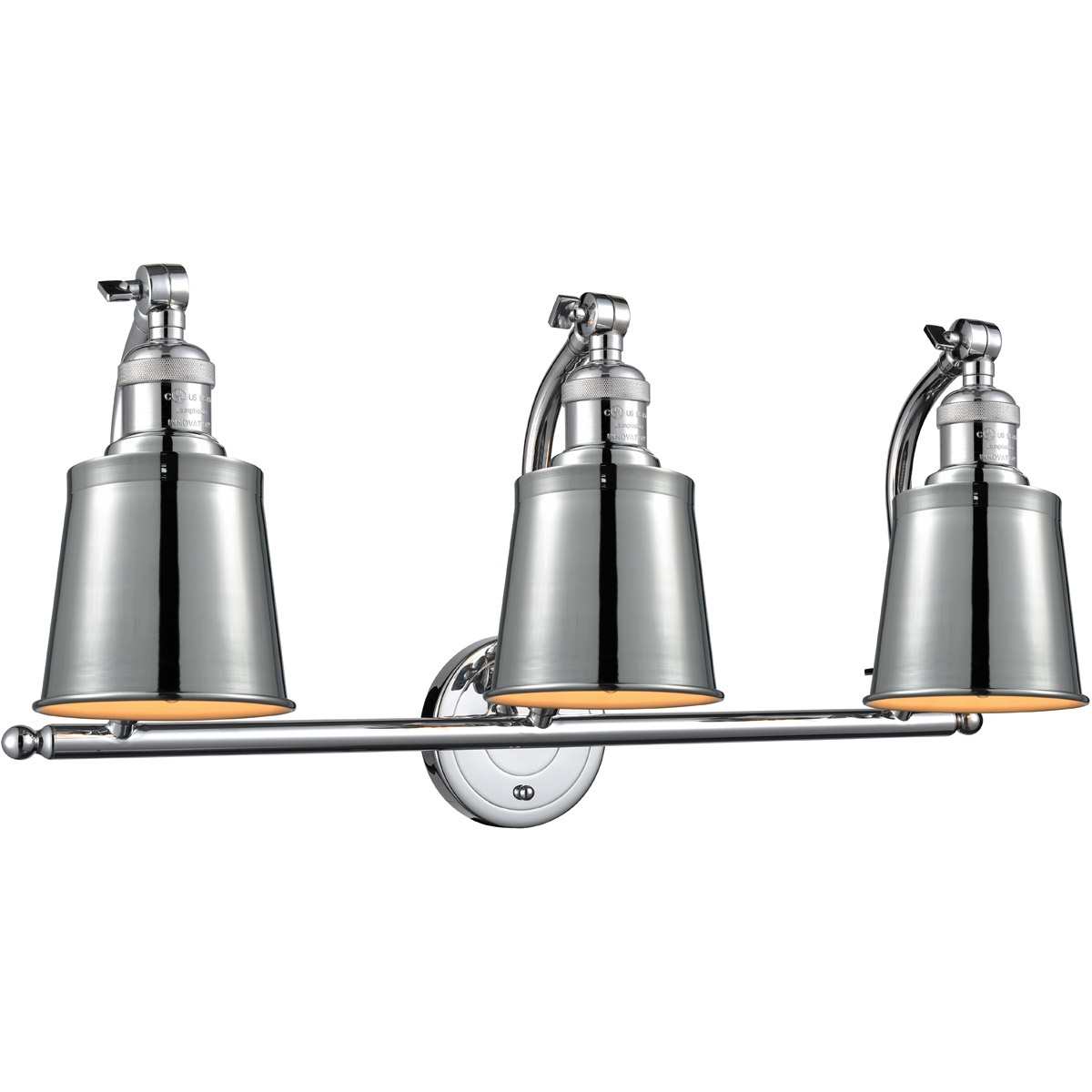 Franklin Restoration Addison LED 28 inch Polished Chrome Bath Vanity Light Wall Light, Franklin Restoration