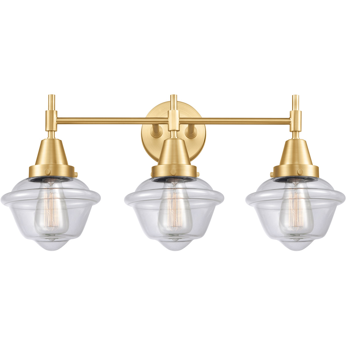 Caden LED 26 inch Satin Gold Bath Vanity Light Wall Light