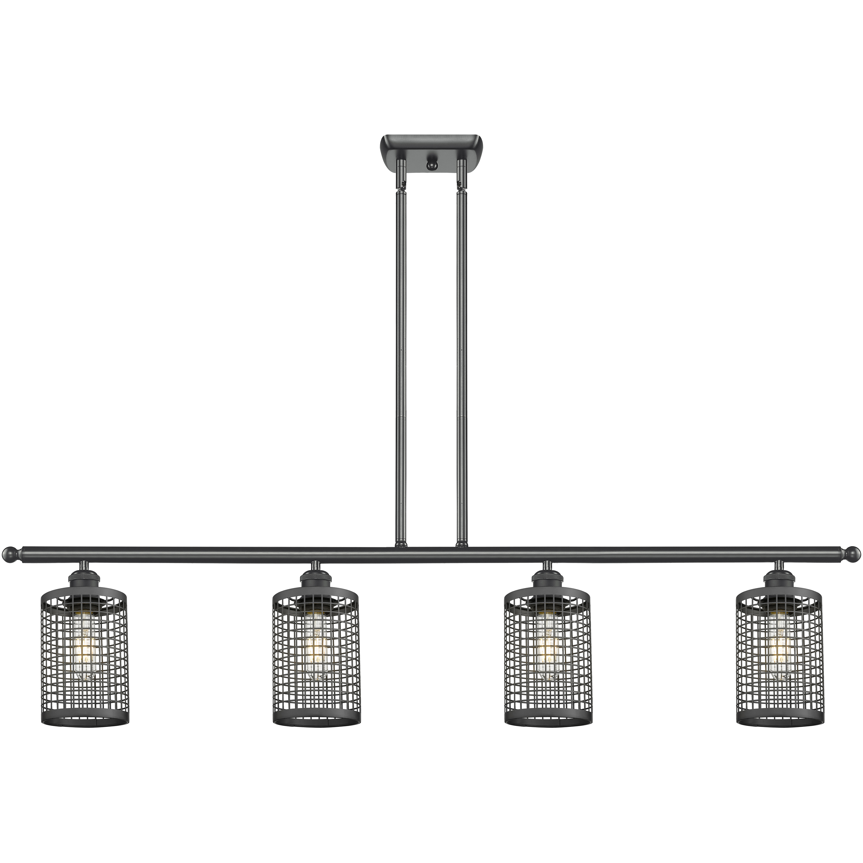 Nestbrook 4 Light 48 inch Matte Black Island Light Ceiling Light