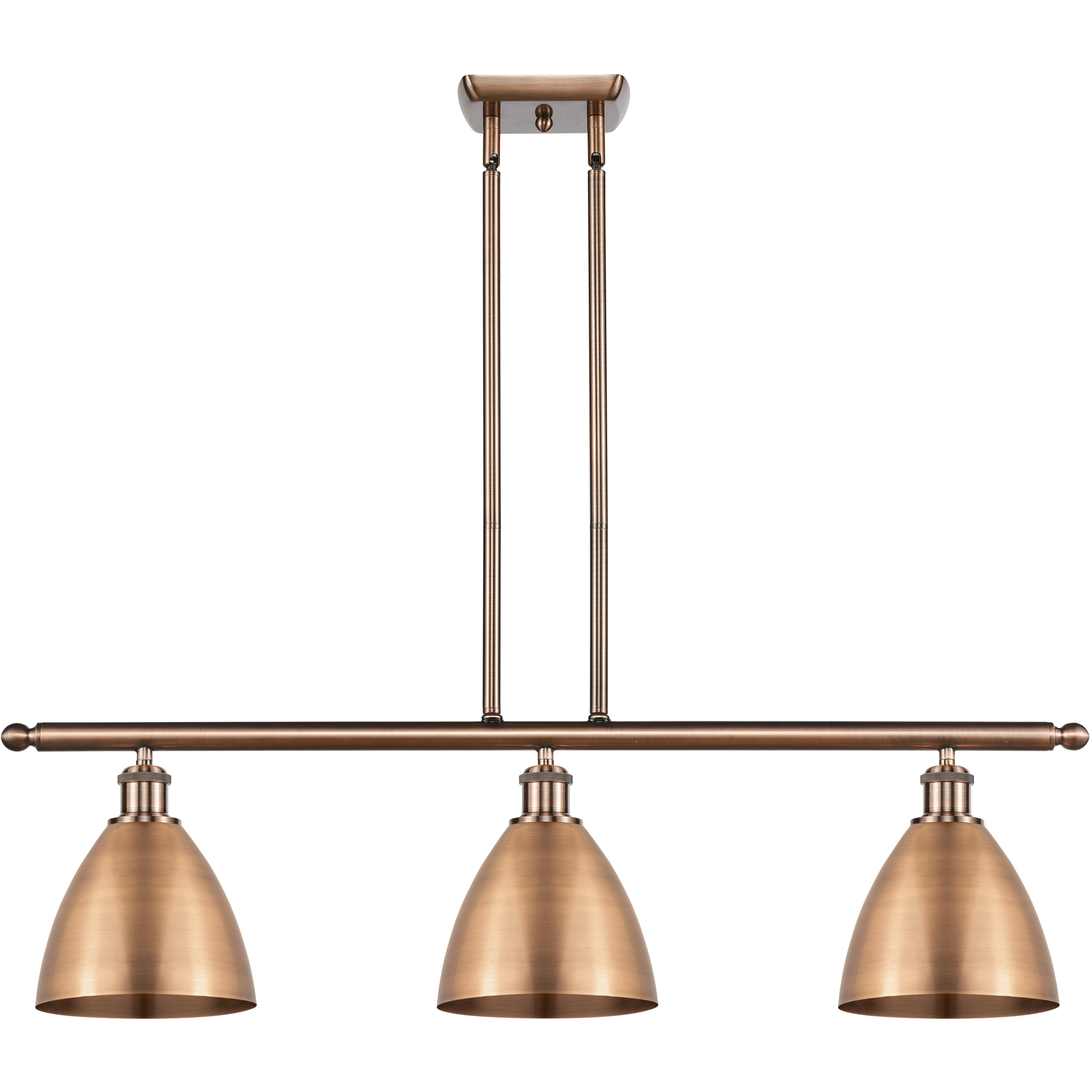 Ballston Dome LED 36 inch Antique Copper Island Light Ceiling Light