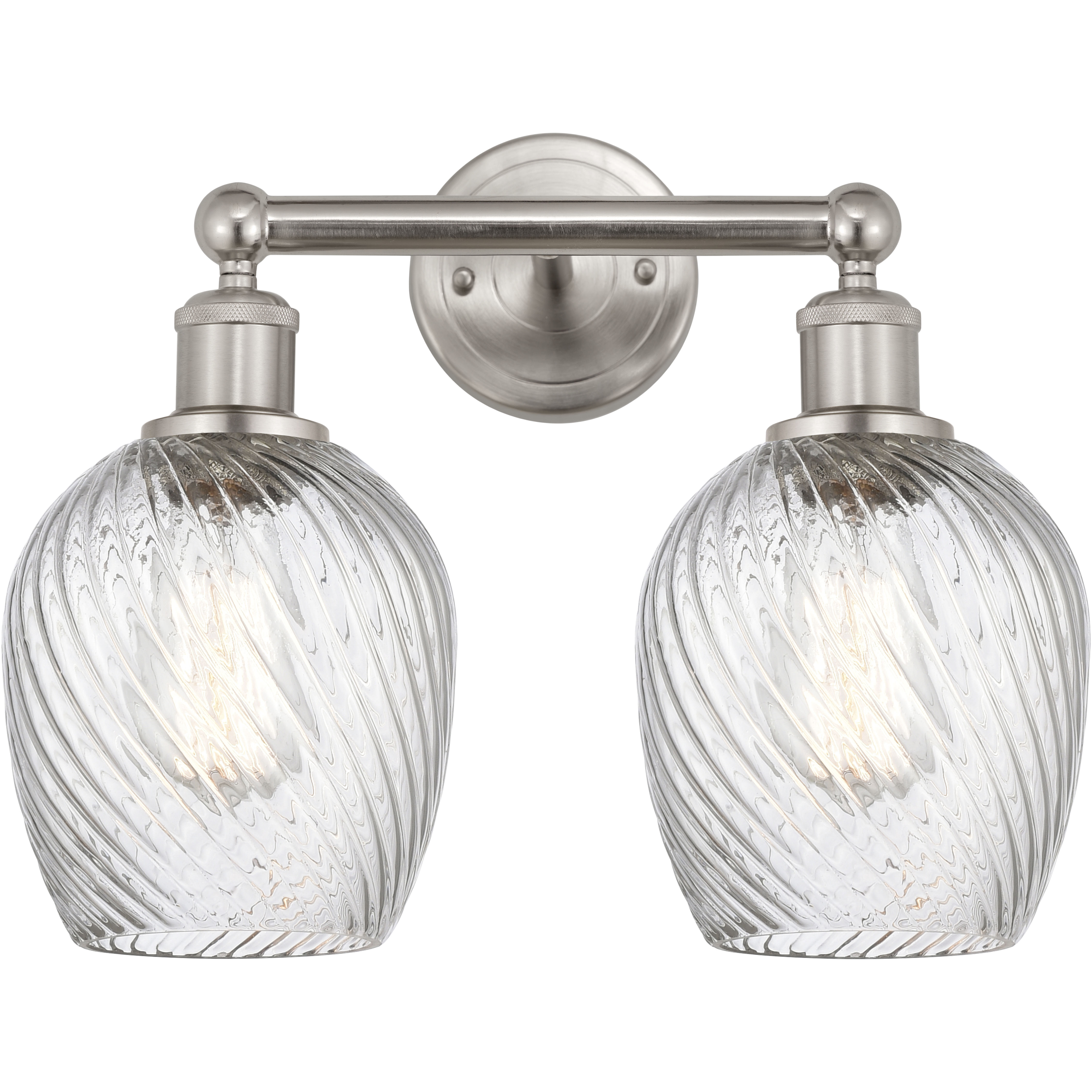 Edison Salina 2 Light 14 inch Brushed Satin Nickel Bath Vanity Light Wall Light