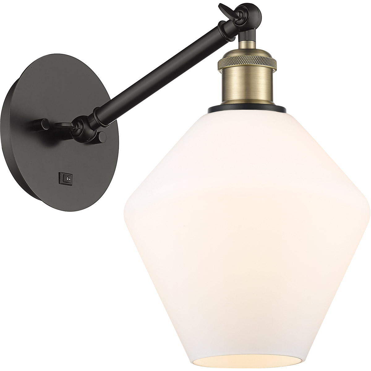 Ballston Cindyrella 1 Light 8 inch Black Antique Brass Sconce Wall Light