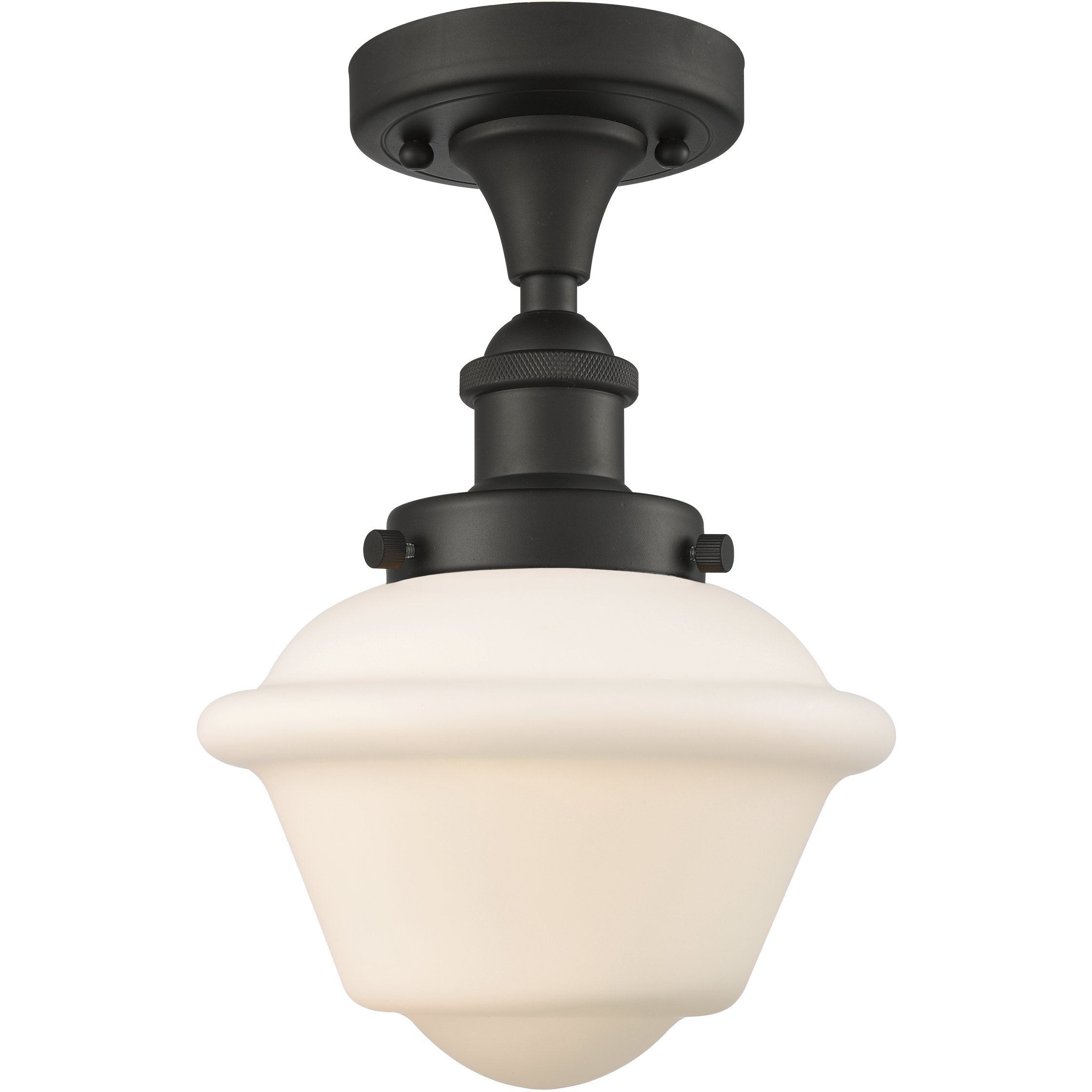 Oxford 1 Light 6.5 inch Oil Rubbed Bronze Semi-Flush Mount Ceiling Light
