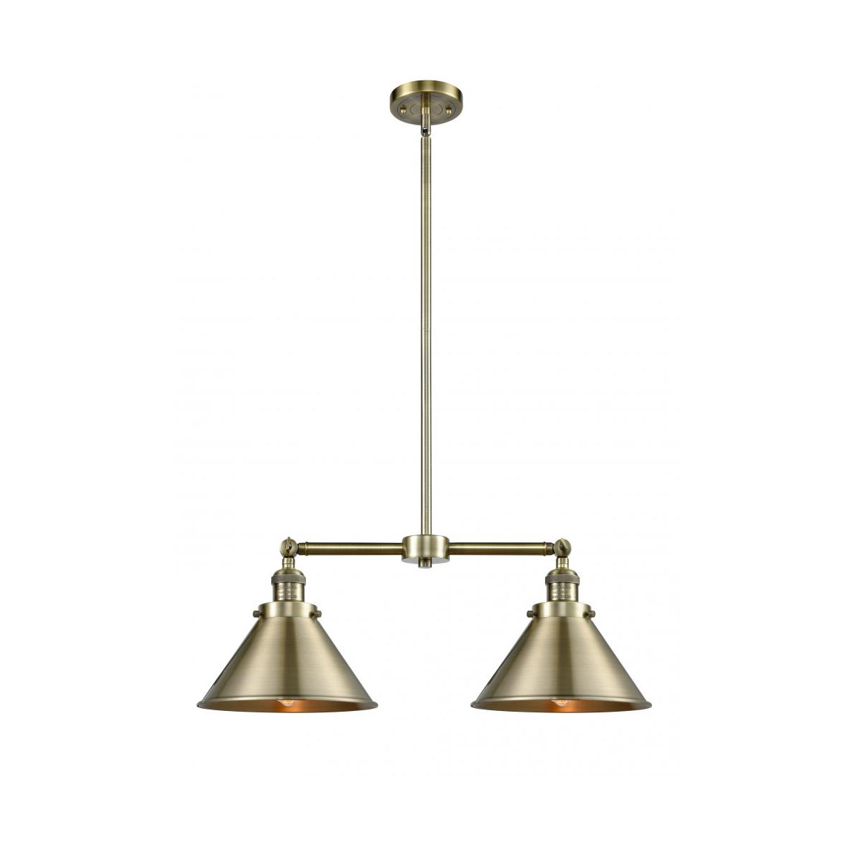 Franklin Restoration Briarcliff LED 21 inch Antique Brass Chandelier Ceiling Light, Franklin Restoration