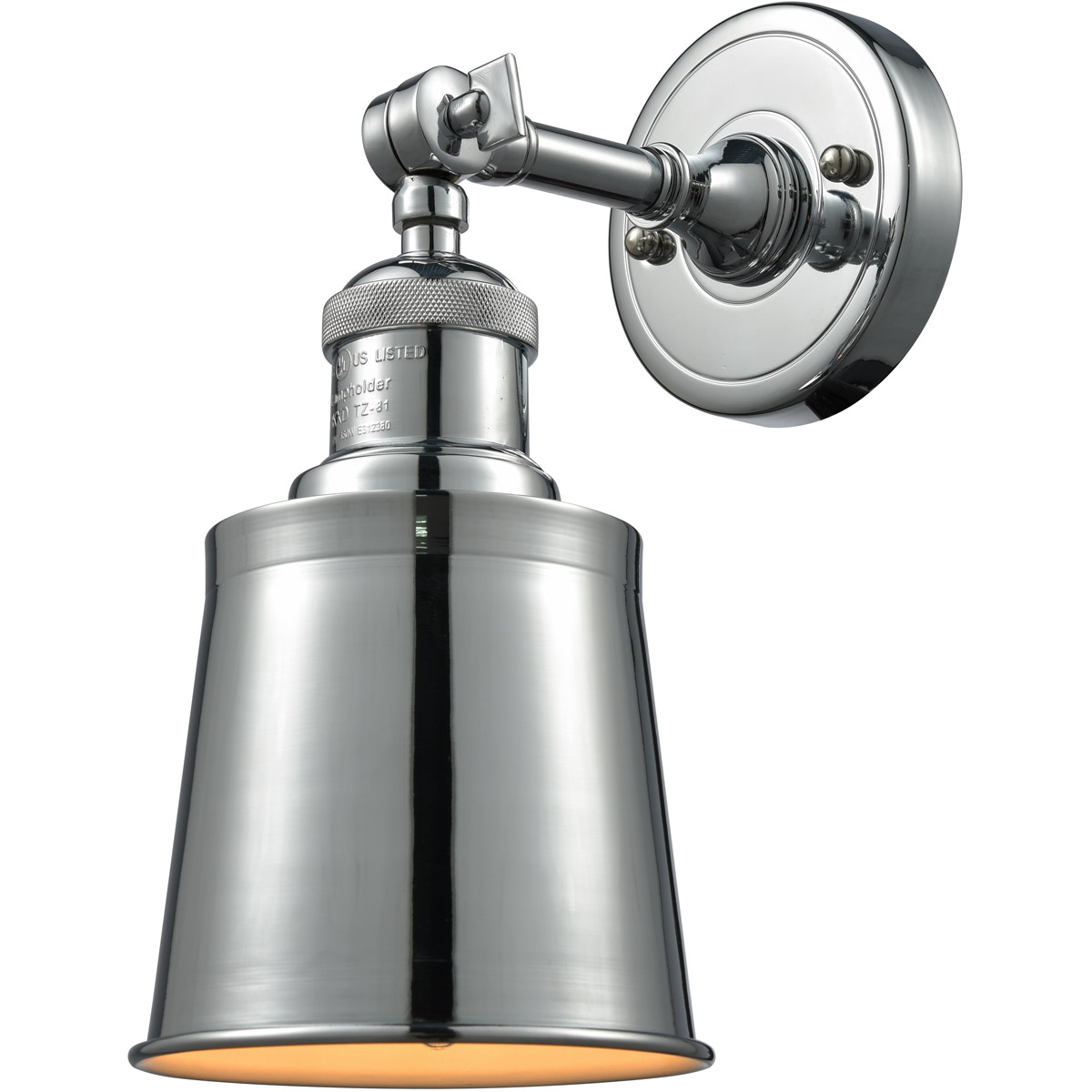 Franklin Restoration Addison LED 5 inch Polished Chrome Sconce Wall Light, Franklin Restoration