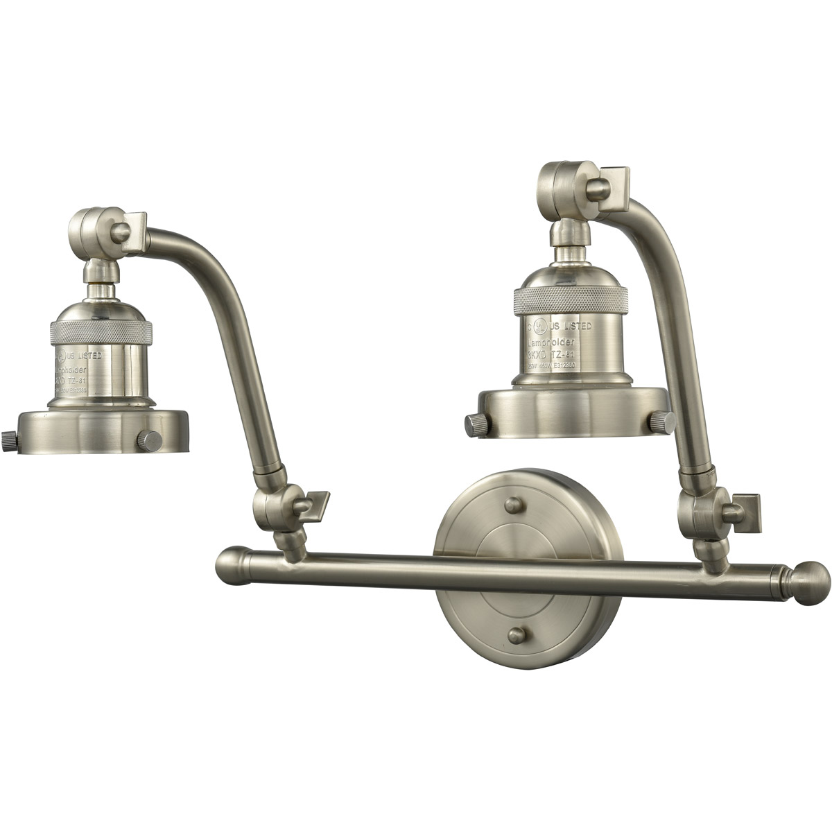 Franklin Restoration Addison LED 18 inch Brushed Satin Nickel Bath Vanity Light Wall Light, Franklin Restoration