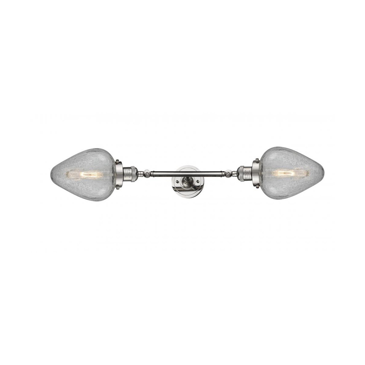 Franklin Restoration Geneseo 2 Light 7 inch Polished Nickel Bath Vanity Light Wall Light, Franklin Restoration