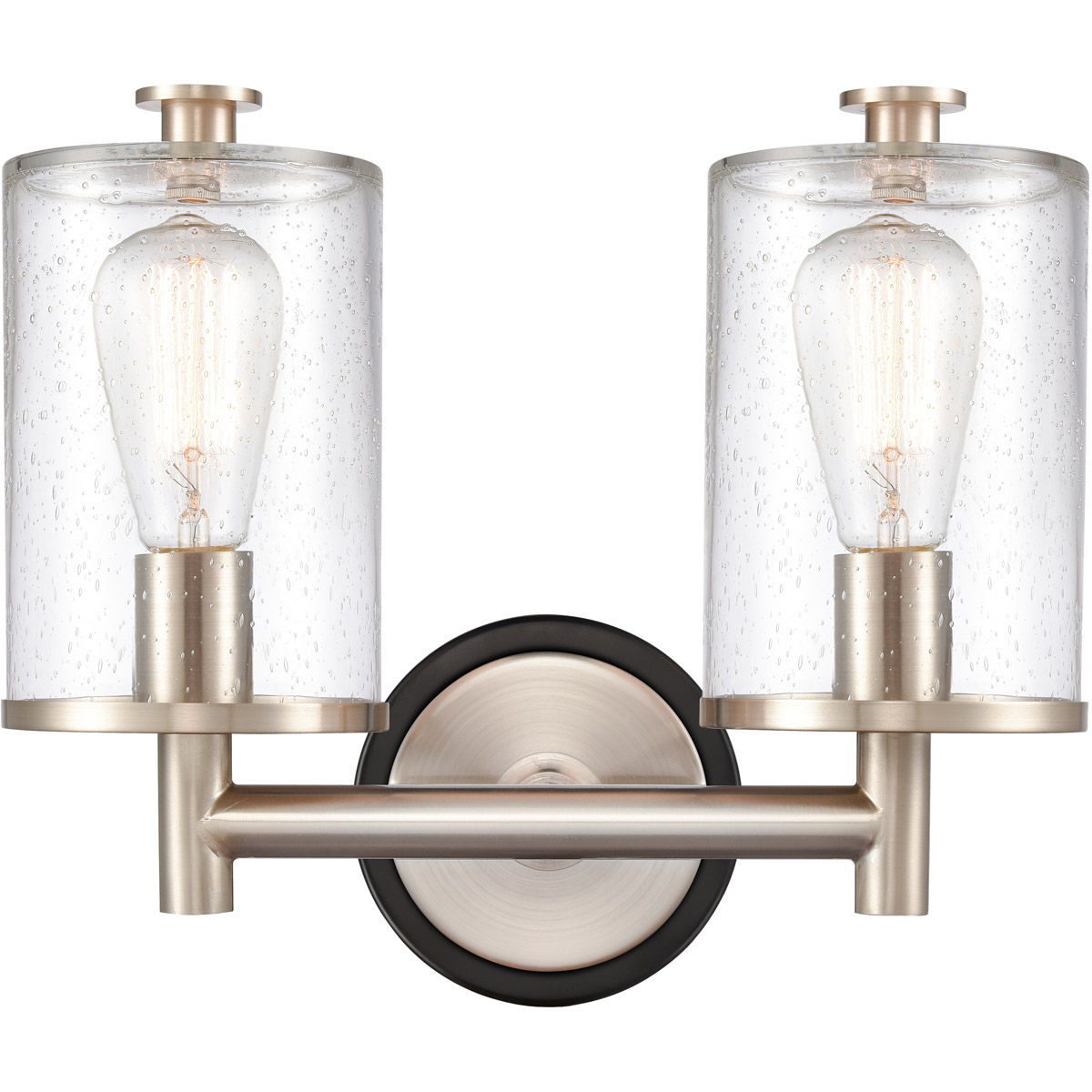Marlowe LED 13.63 inch Black Satin Nickel Bath Vanity Light Wall Light