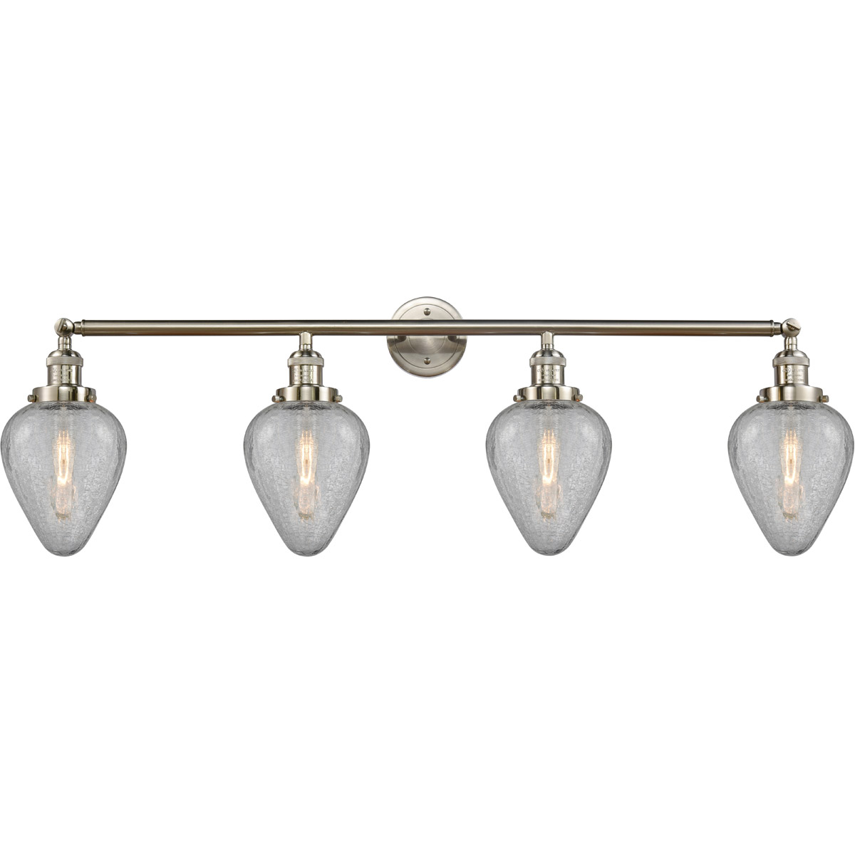 Franklin Restoration Geneseo LED 43 inch Brushed Satin Nickel Bath Vanity Light Wall Light, Franklin Restoration