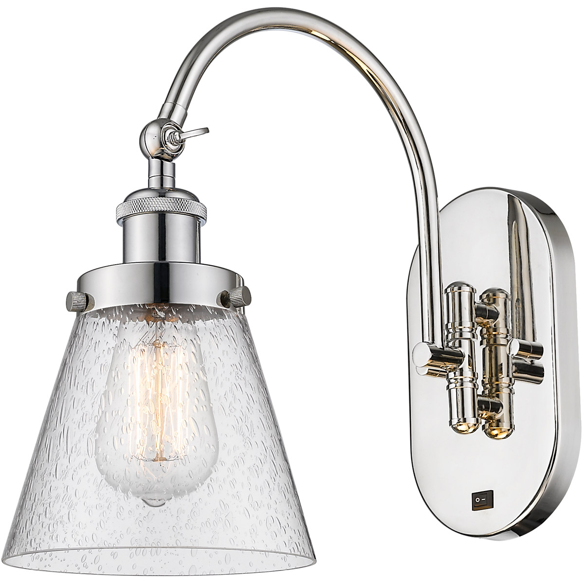 Franklin Restoration Cone 1 Light 6 inch Polished Nickel Sconce Wall Light
