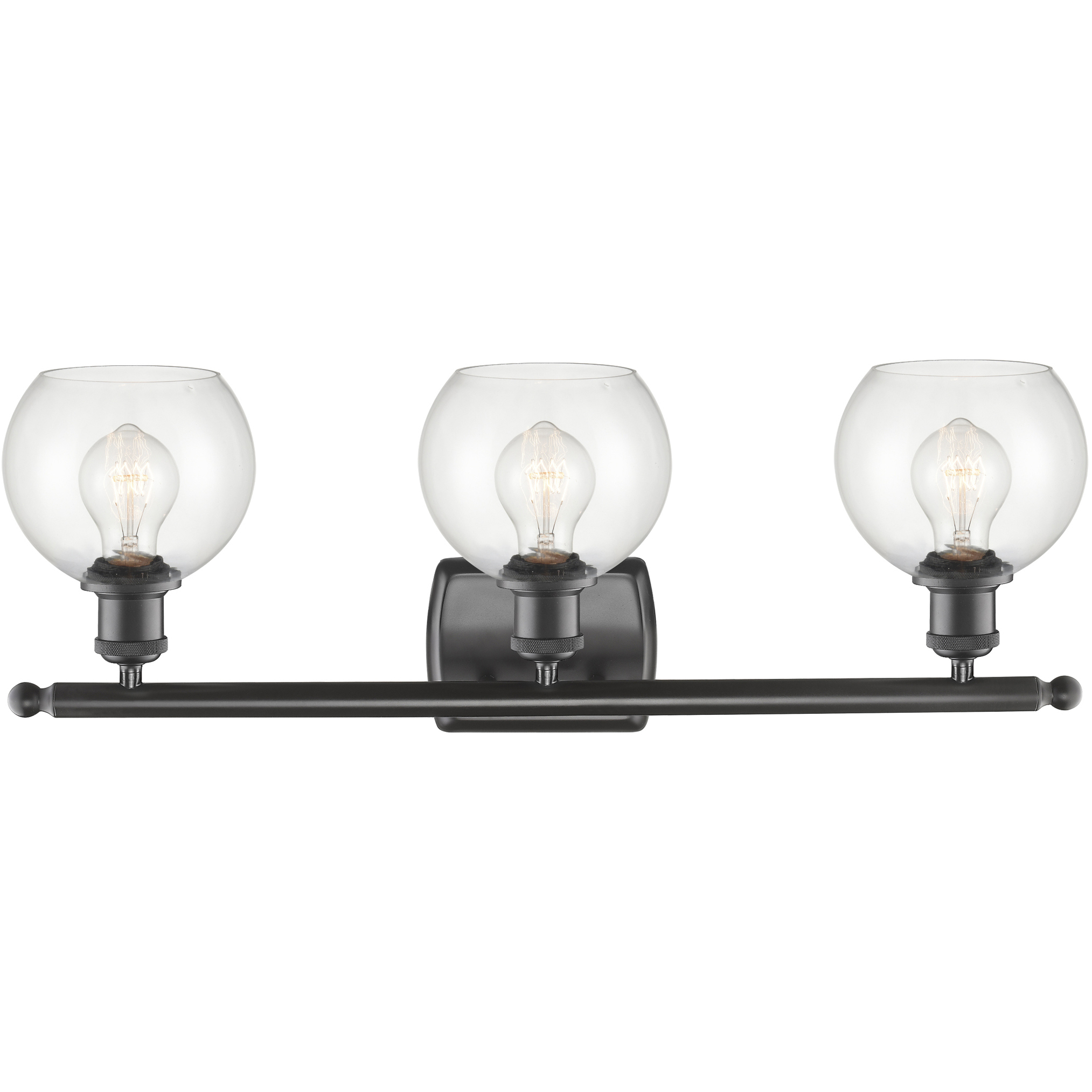 Ballston Athens LED 26 inch Oil Rubbed Bronze Bath Vanity Light Wall Light in Clear Glass