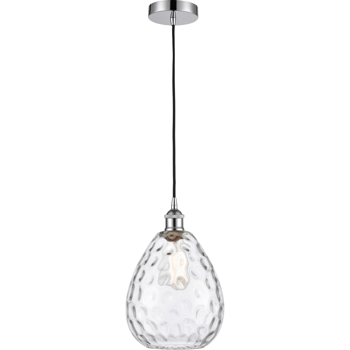 Edison Waverly 1 Light 8 inch Polished Chrome Mini Pendant Ceiling Light