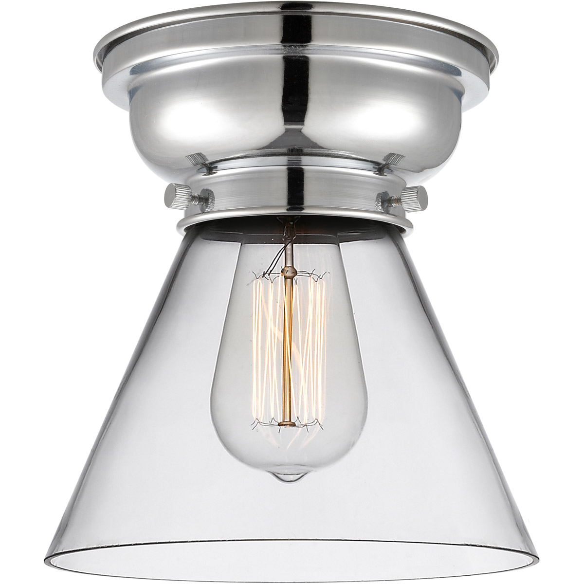 Innovations Lighting 623-1F-PC-G42-LED Aditi Large Cone LED 8 inch ...