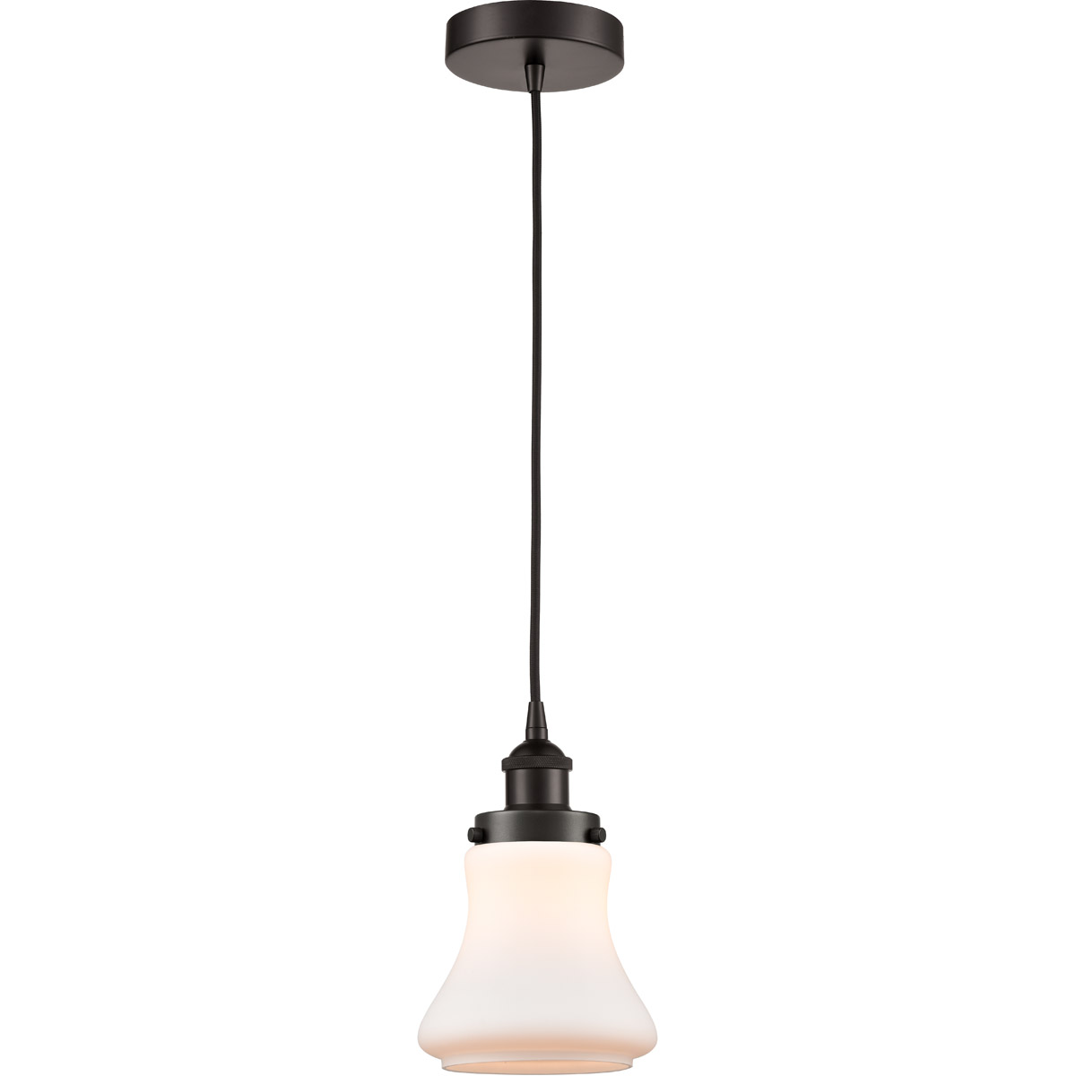 Edison Bellmont 1 Light 6 inch Oil Rubbed Bronze Mini Pendant Ceiling Light