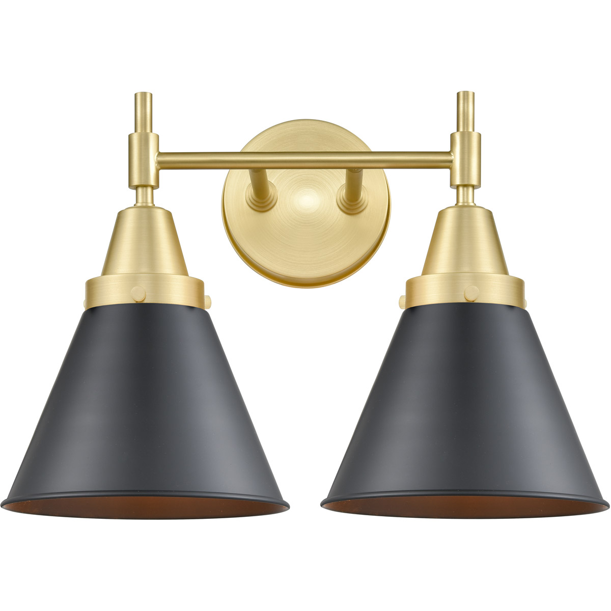 Caden 2 Light 17 inch Satin Gold Bath Vanity Light Wall Light