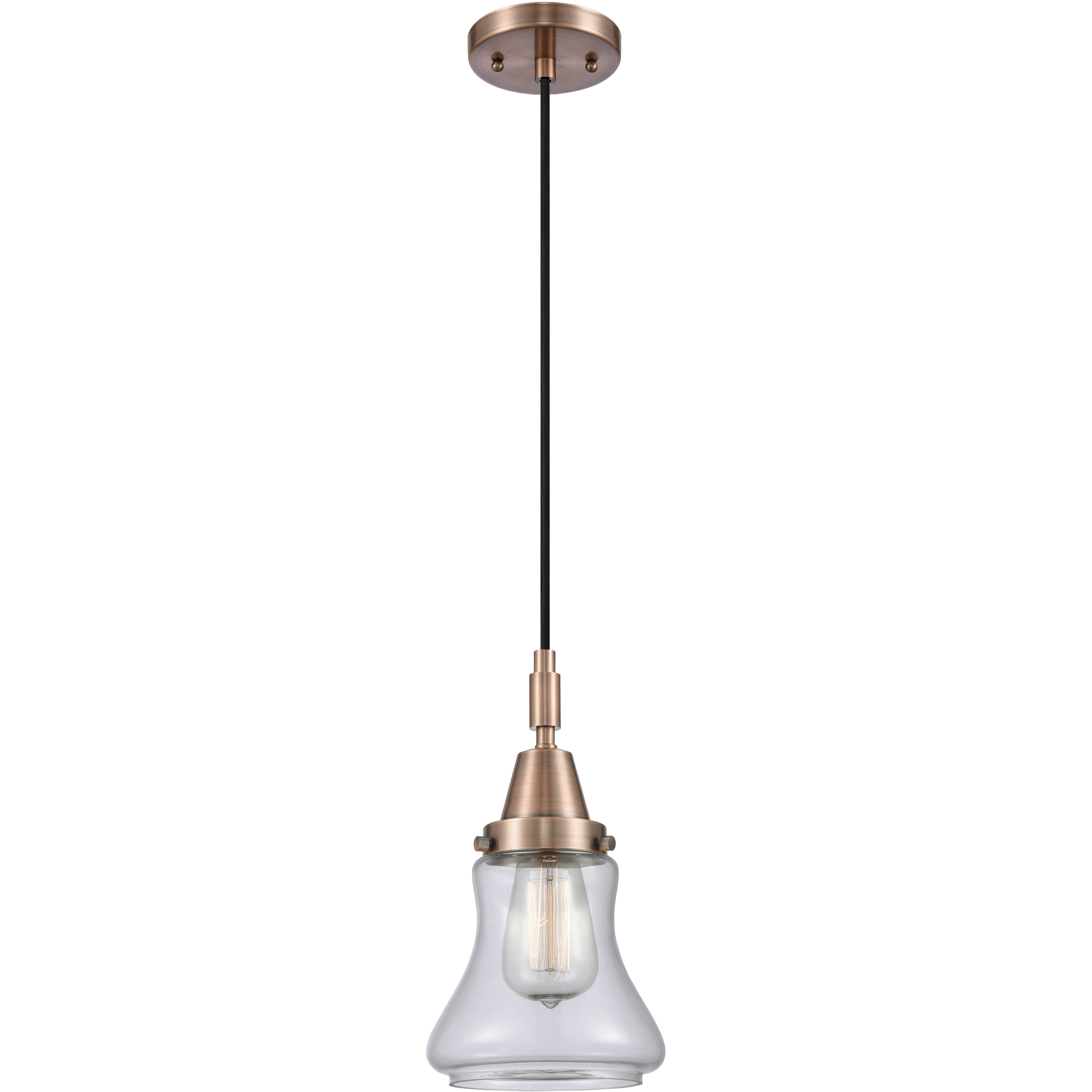 Bellmont 1 Light 6.5 inch Antique Copper Mini Pendant Ceiling Light