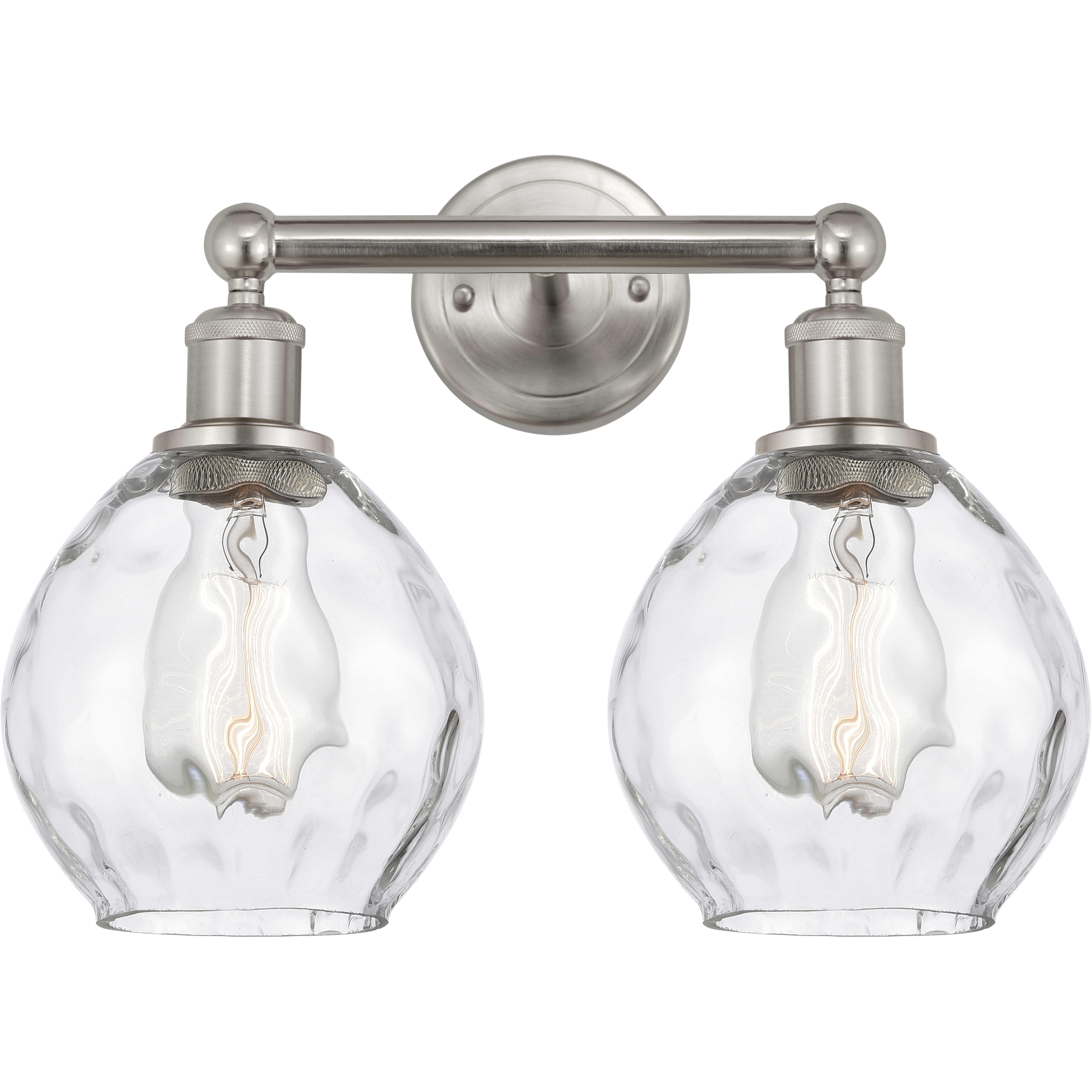 Edison Waverly 2 Light 15 inch Brushed Satin Nickel Bath Vanity Light Wall Light