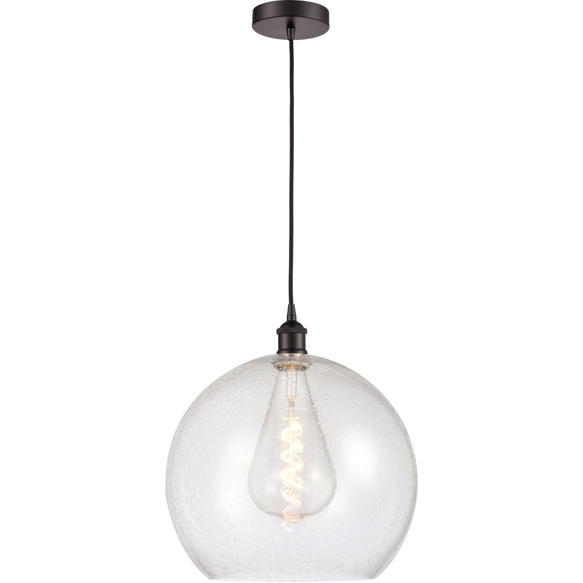Edison Athens 1 Light 14 inch Oil Rubbed Bronze Pendant Ceiling Light