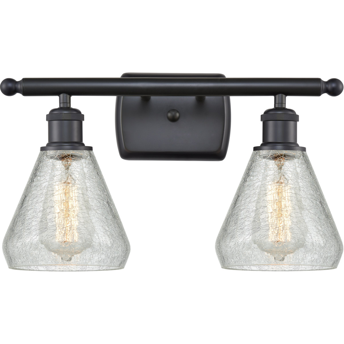 Ballston Conesus LED 16 inch Matte Black Bath Vanity Light Wall Light, Ballston