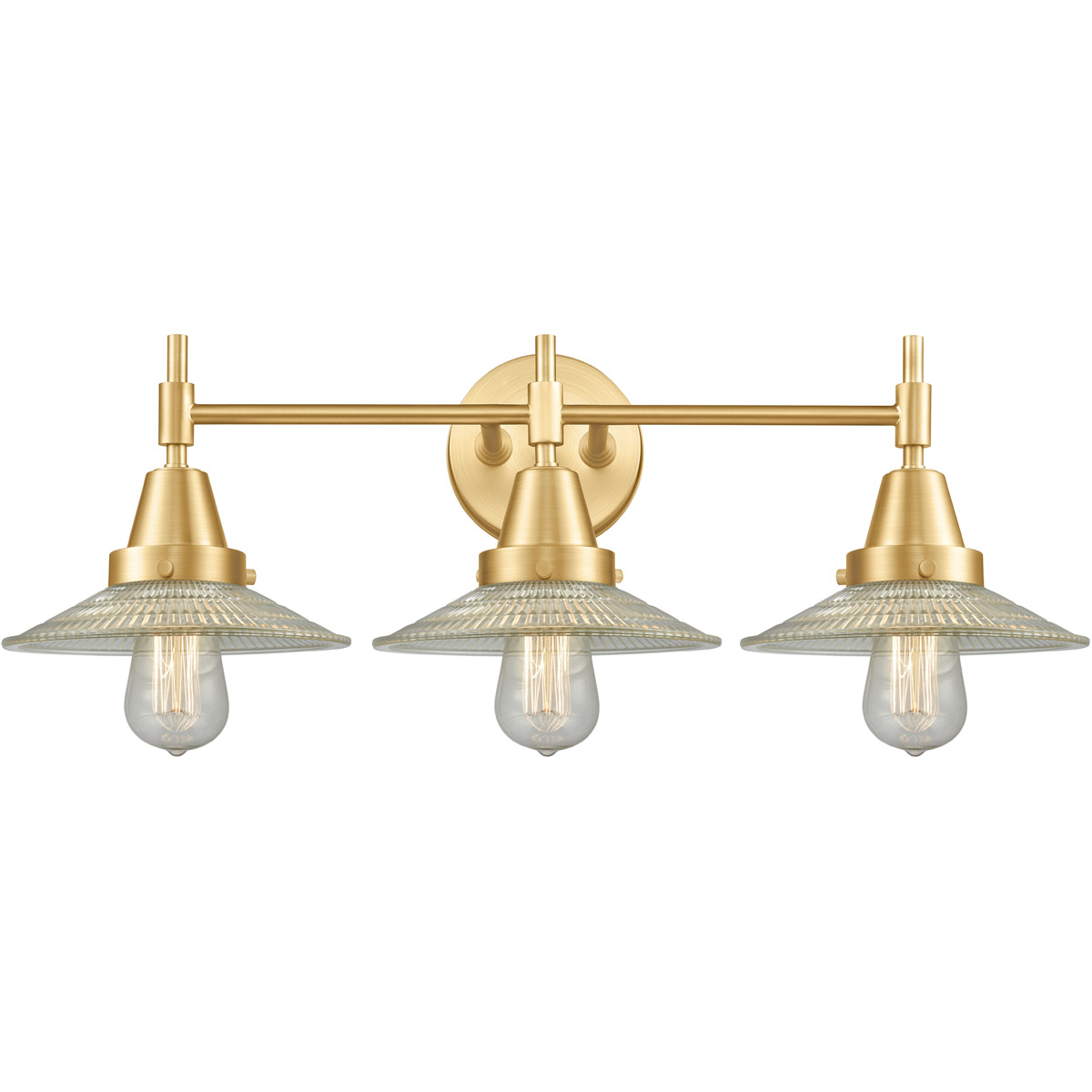 Caden LED 27 inch Satin Gold Bath Vanity Light Wall Light