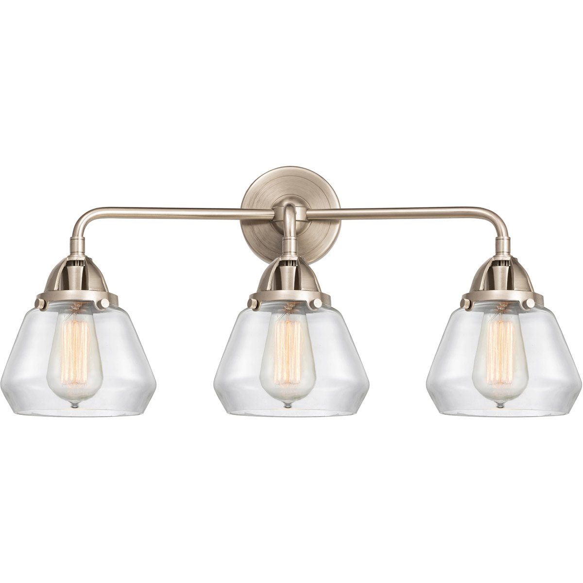 Nouveau 2 Fulton LED 24.75 inch Oil Rubbed Bronze Bath Vanity Light Wall Light in Clear Glass