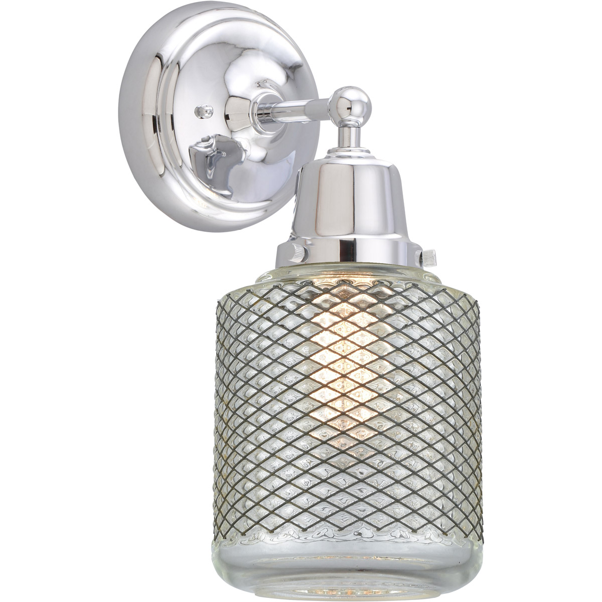 Aditi Stanton 1 Light 6 inch Polished Chrome Sconce Wall Light, Aditi