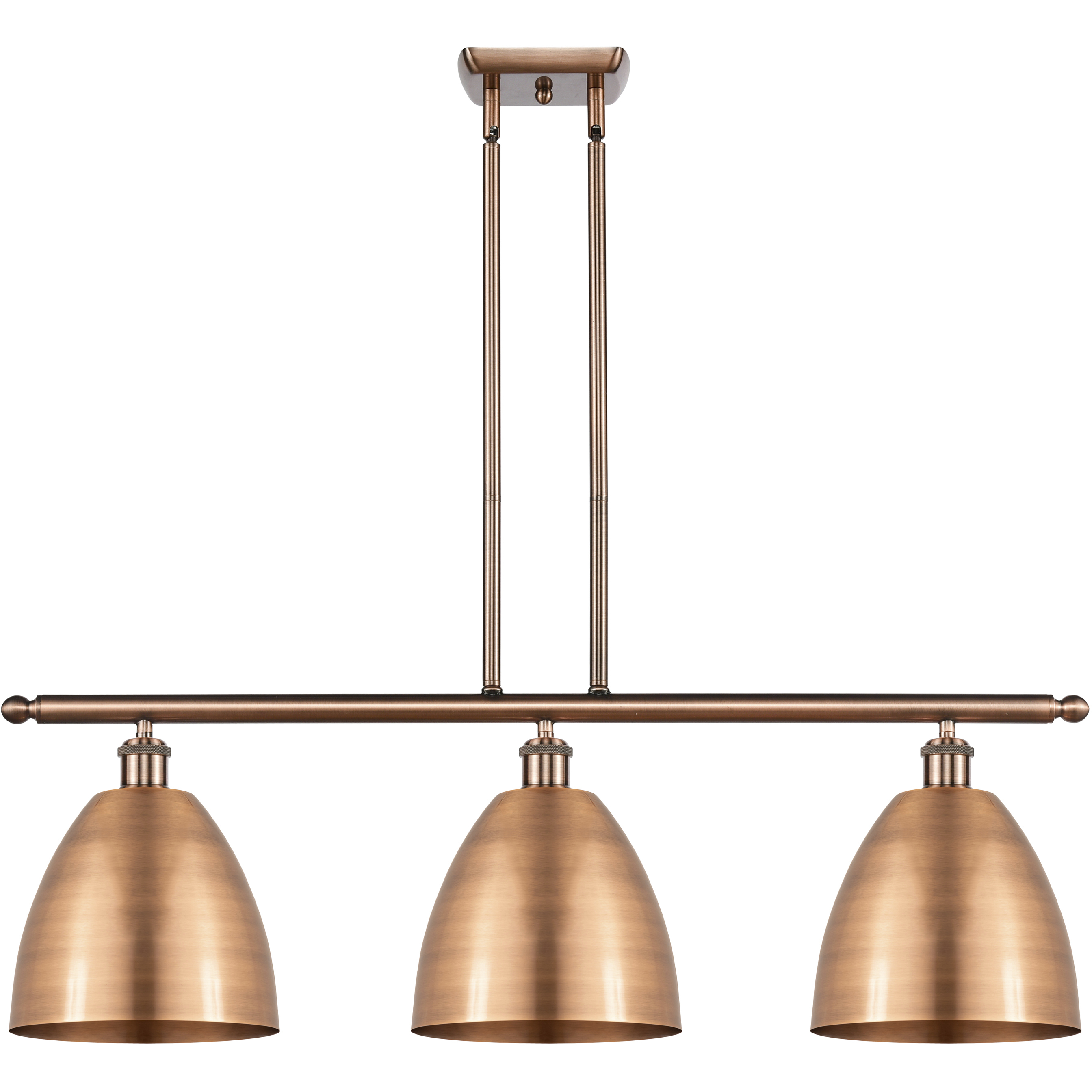 Ballston Dome LED 36 inch Antique Copper Island Light Ceiling Light