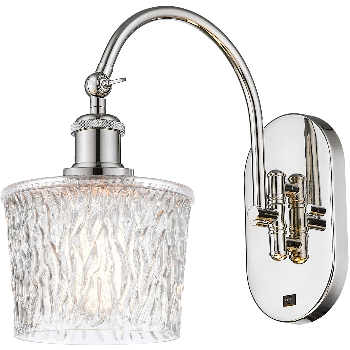 Ballston Niagra LED 6.5 inch Polished Nickel Sconce Wall Light