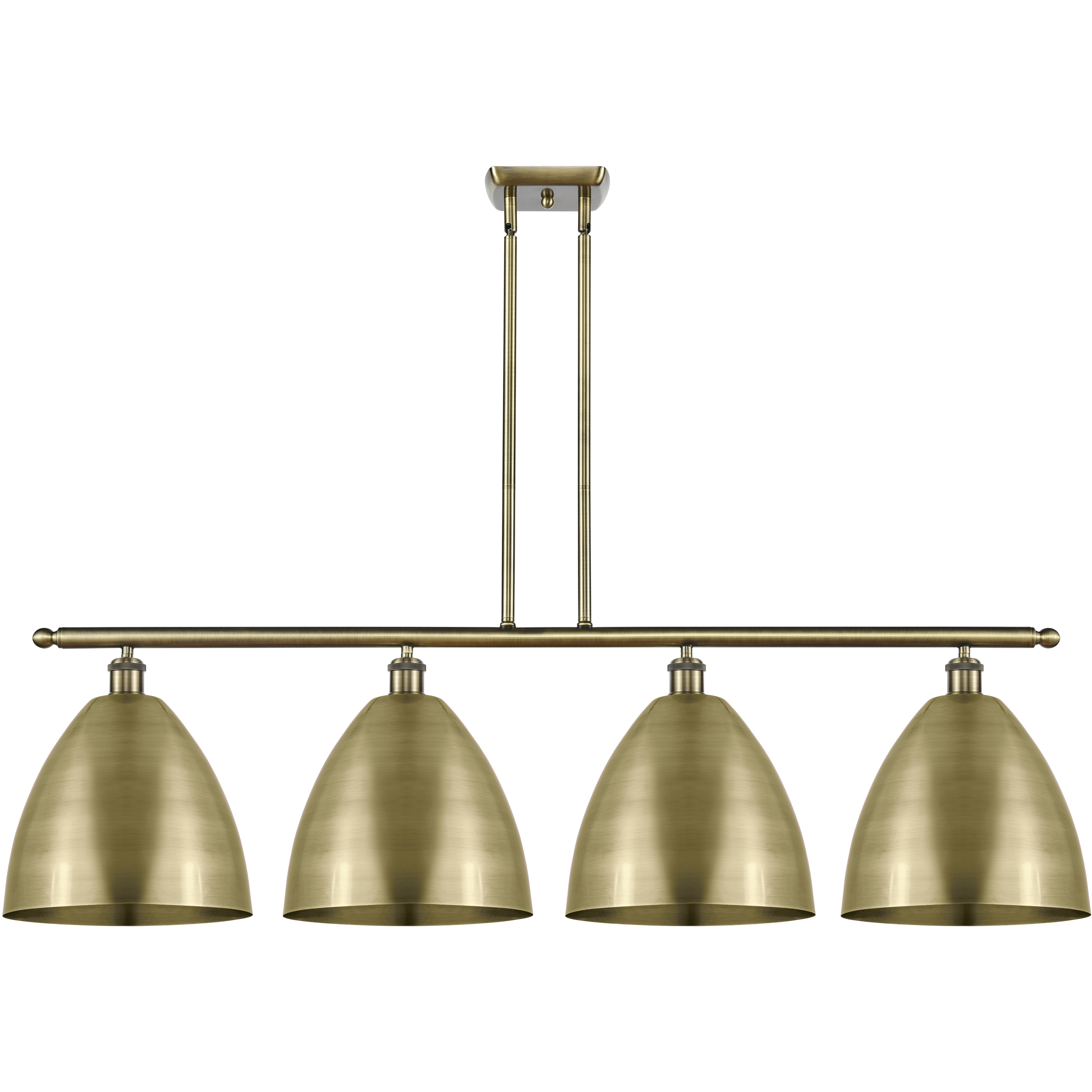 Ballston Dome LED 50.25 inch Antique Brass Island Light Ceiling Light