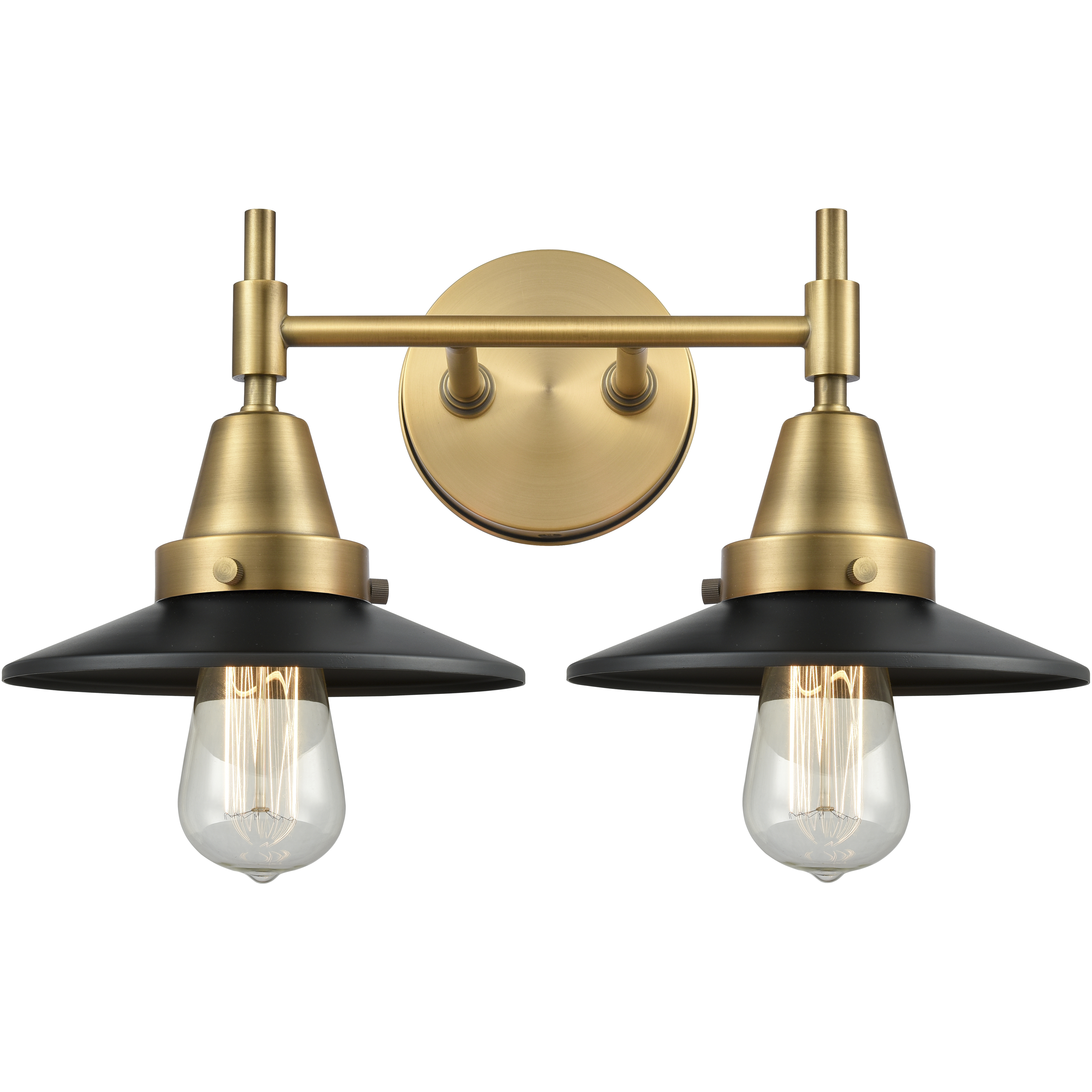 Caden LED 17 inch Brushed Brass Bath Vanity Light Wall Light