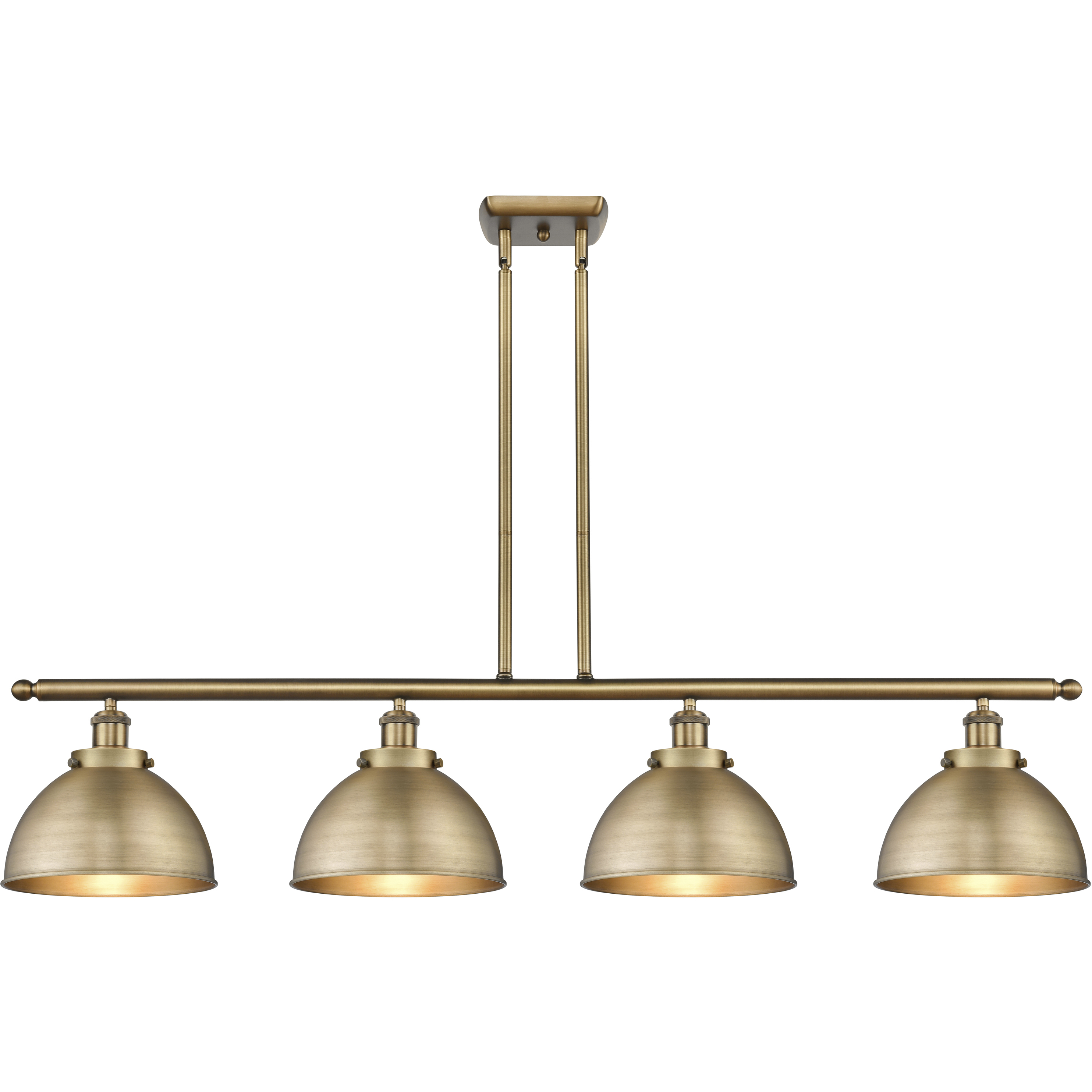 Ballston Urban LED 48.13 inch Brushed Brass Island Light Ceiling Light